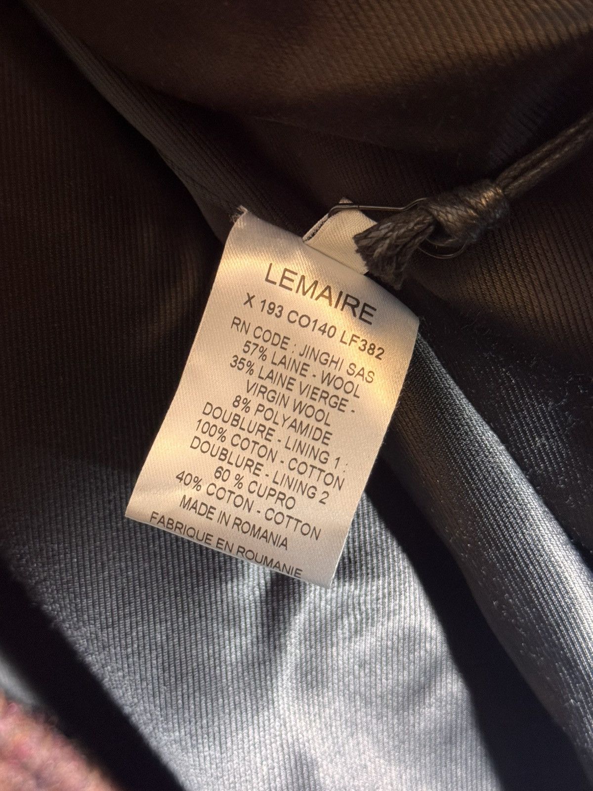 Lemaire Lemaire fw19 runway heavy wool coat caban S Size US S / EU 44-46 / 1 - 6 Thumbnail