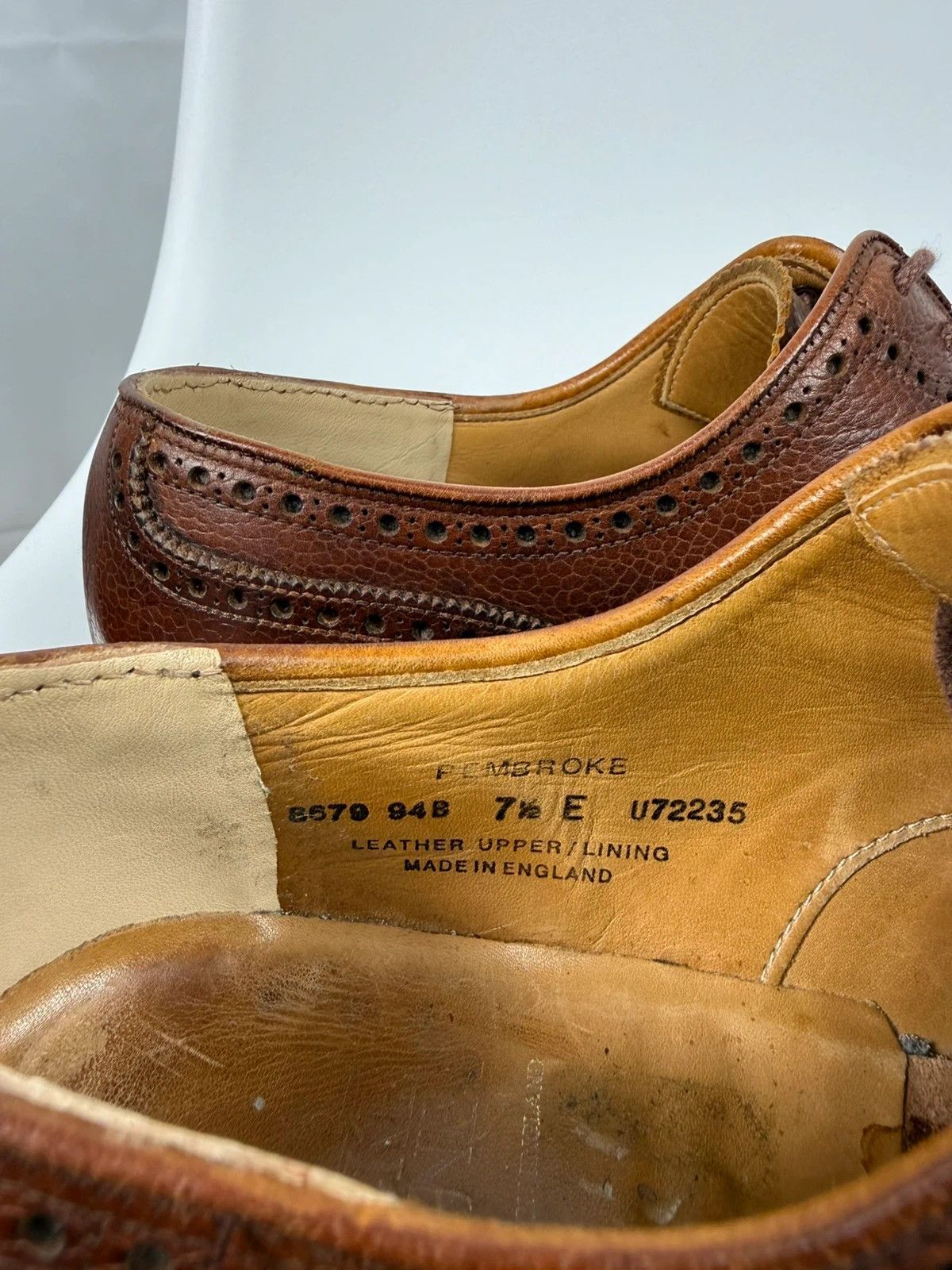 Crockett & Jones Crockett & Jones Brogues Genuine Leather size 7.5 Size US 8.5 / EU 41-42 - 9 Thumbnail