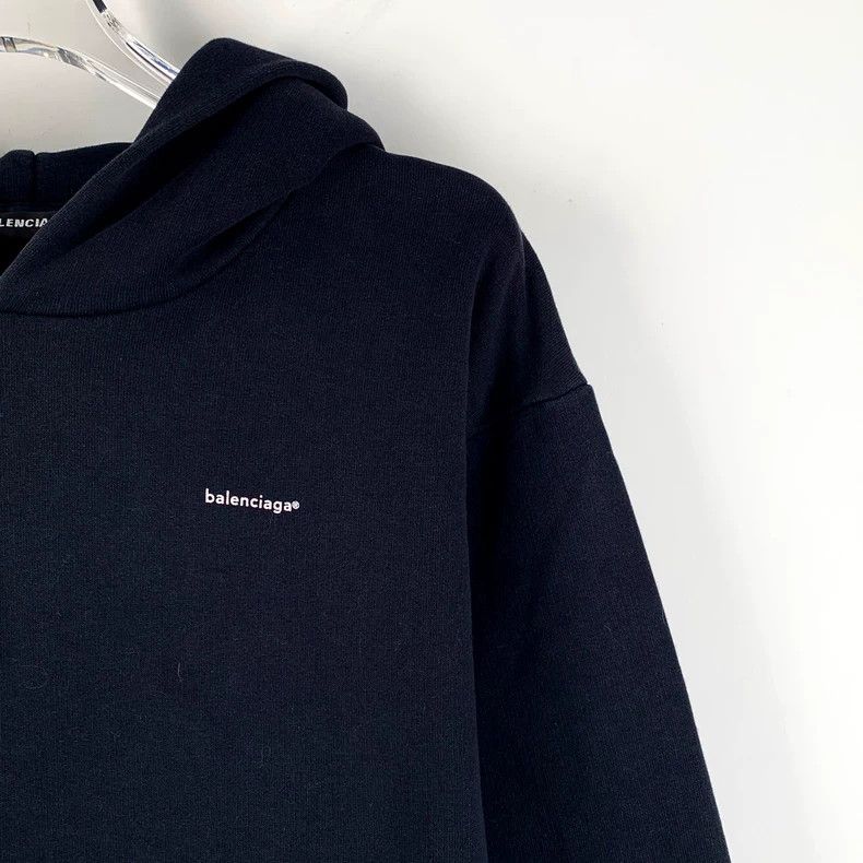 Balenciaga Balenciaga size 10 Black monogrammed embroidered cotton ho Size US XS / EU 42 / 0 - 3 Thumbnail