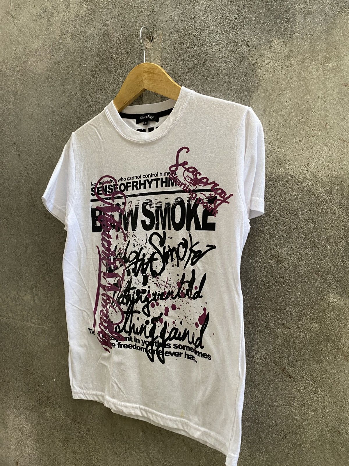 If Six Was Nine × Japanese Brand × Le Grande Bleu (L.G.B.) 2000s Japanese Poem TimeStep Style Size US M / EU 48-50 / 2 - 4 Thumbnail