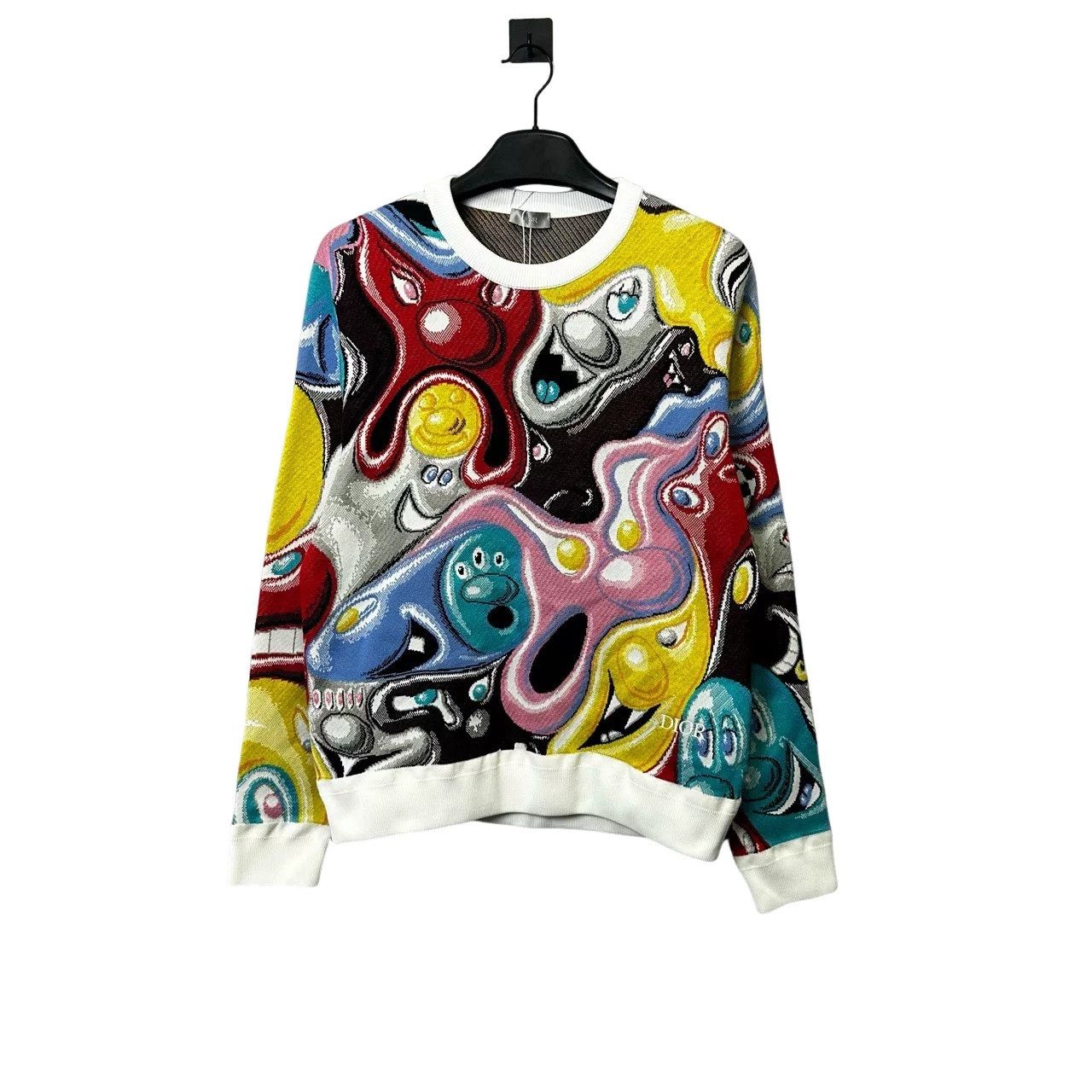 Dior Dior x Kenny Scharf Jacquard Knit Sweater Size M Size US M / EU 48-50 / 2 - 1 Thumbnail