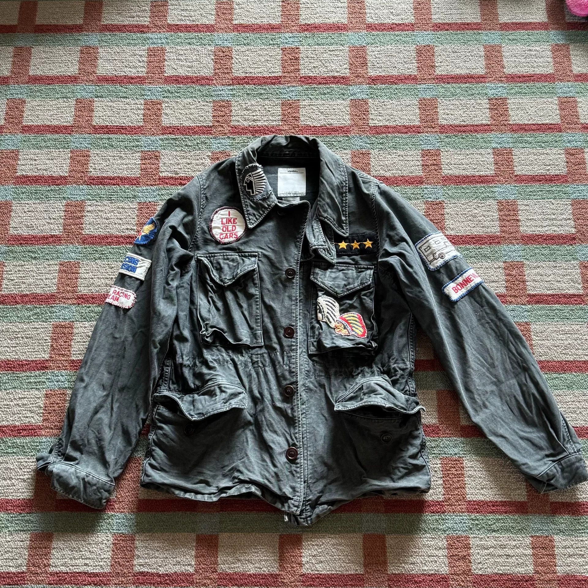 Visvim visvim ACHSE PATCHES Military Jacket Size US S / EU 44-46 / 1 - 1 Thumbnail