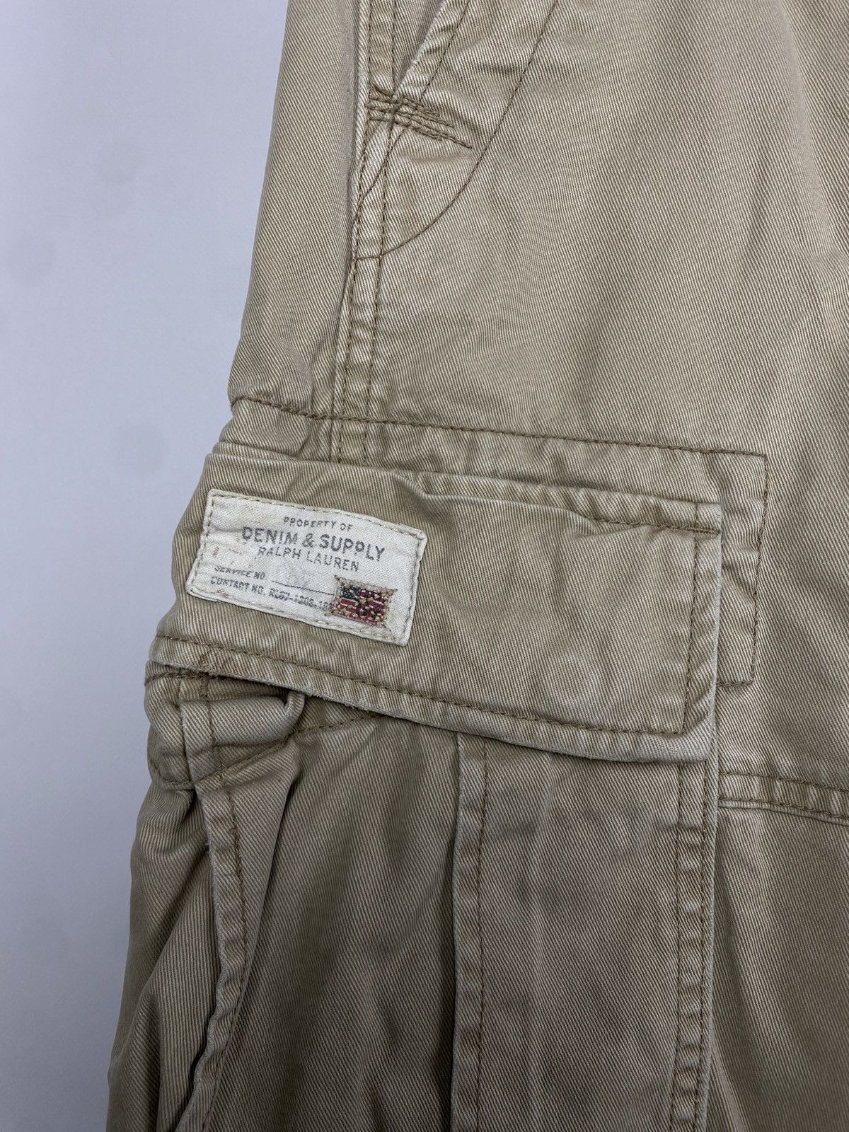 Polo Ralph Lauren × Vintage Vintage 00s Y2K Baggy Polo Ralph Lauren Skater Cargo Shorts! Size US 34 / EU 50 - 5 Thumbnail