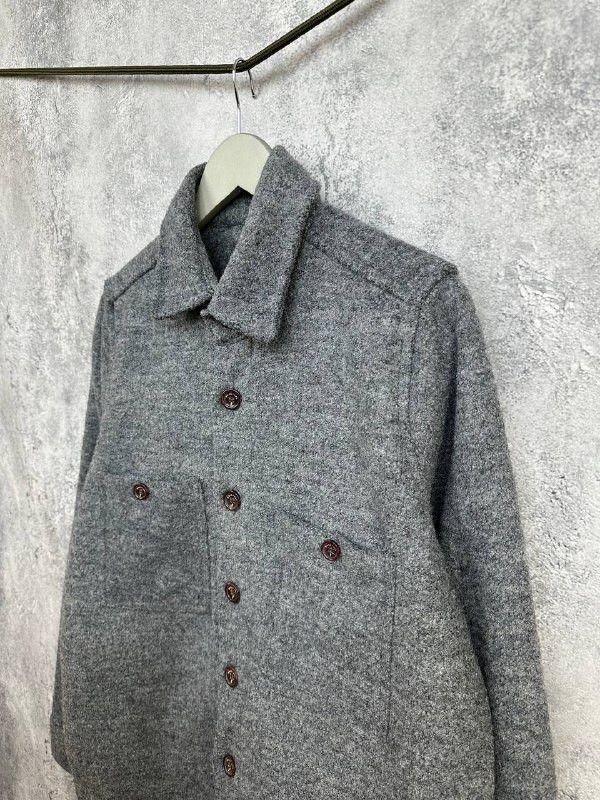 Percival Percival Wool Blend Overshirt Jacket Button Up with Pockets Size US L / EU 52-54 / 3 - 5 Thumbnail