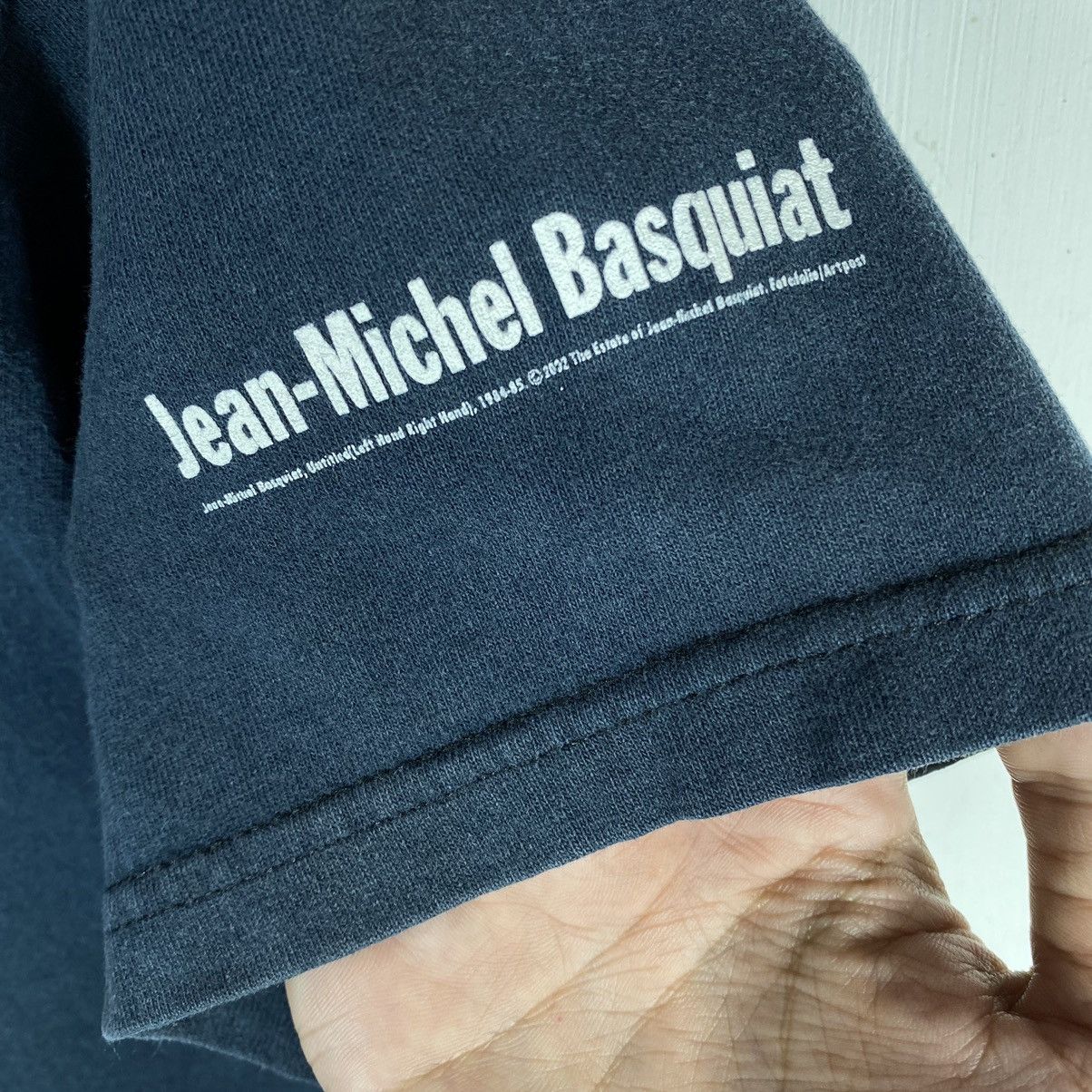 Jean-Michel Basquiat × Vintage Vintage 00's JEAN-MICHEL BASQUIAT Left Hand Right Hand Tee Size US M / EU 48-50 / 2 - 5 Thumbnail