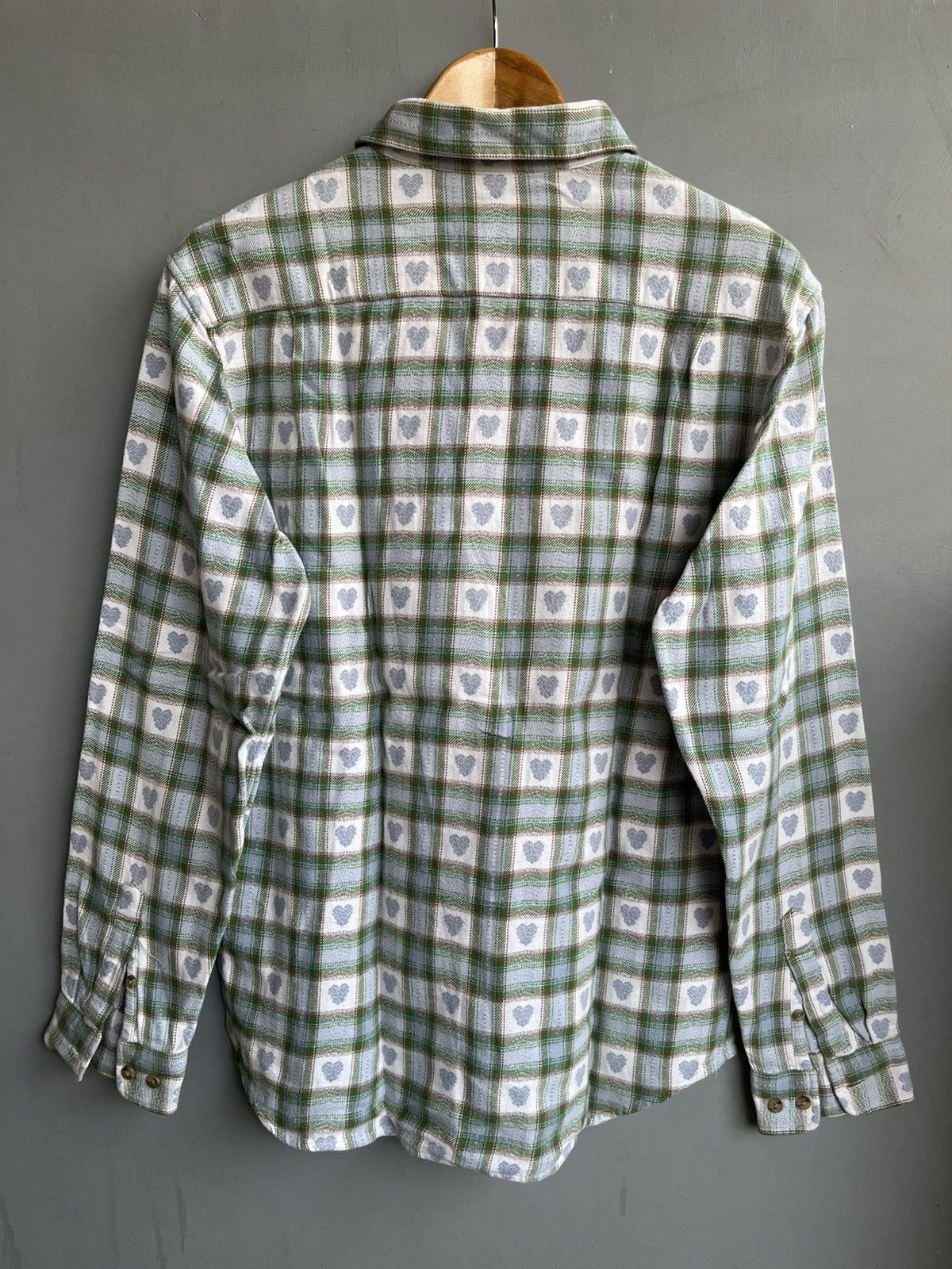 Supreme Supreme Hearts Plaid Flannel Shirt SS16 Size US M / EU 48-50 / 2 - 2 Thumbnail