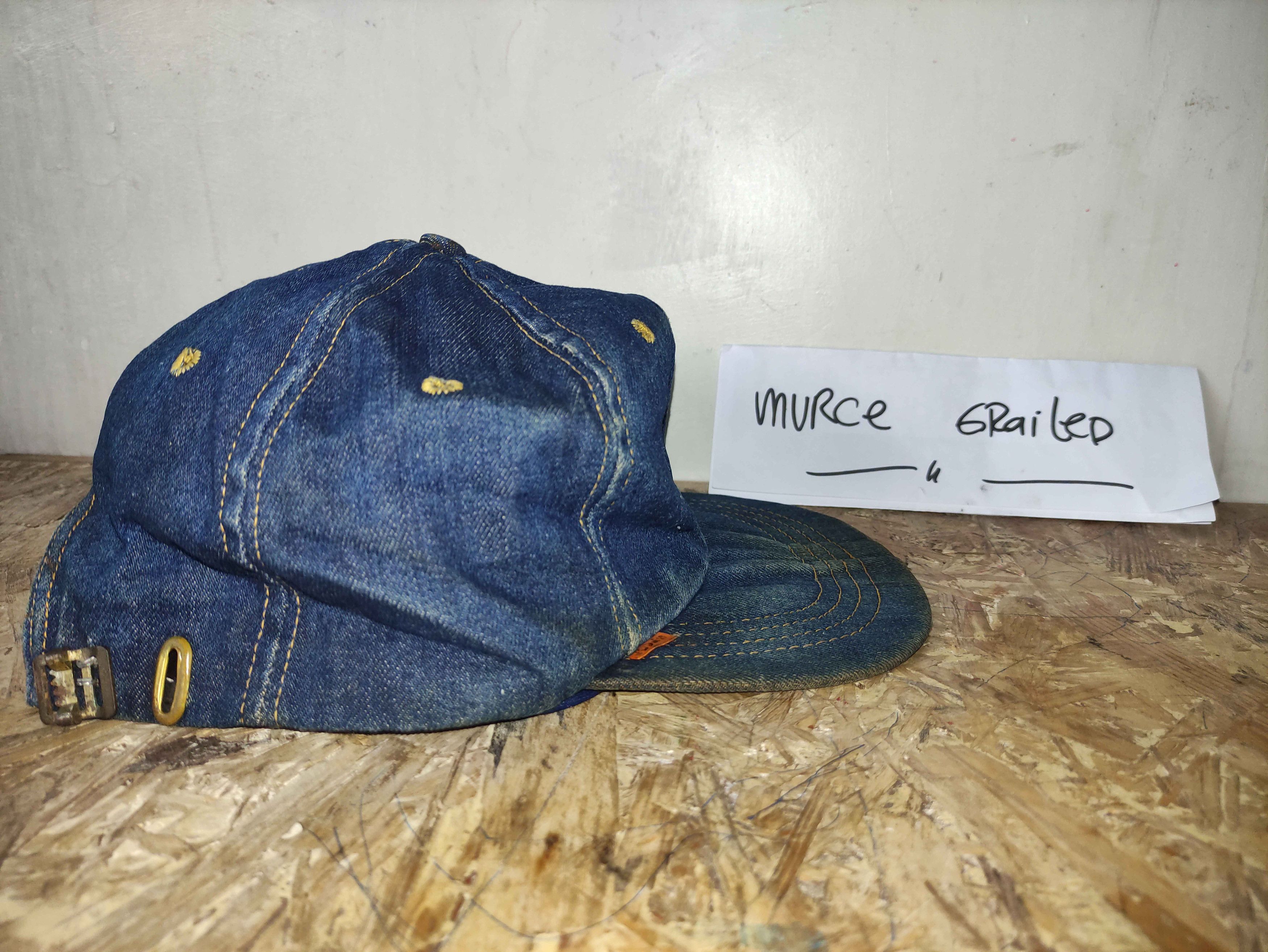 Levi's Vintage Levis Hat Denim 70s Leather Patch Cap Size ONE SIZE - 6 Thumbnail