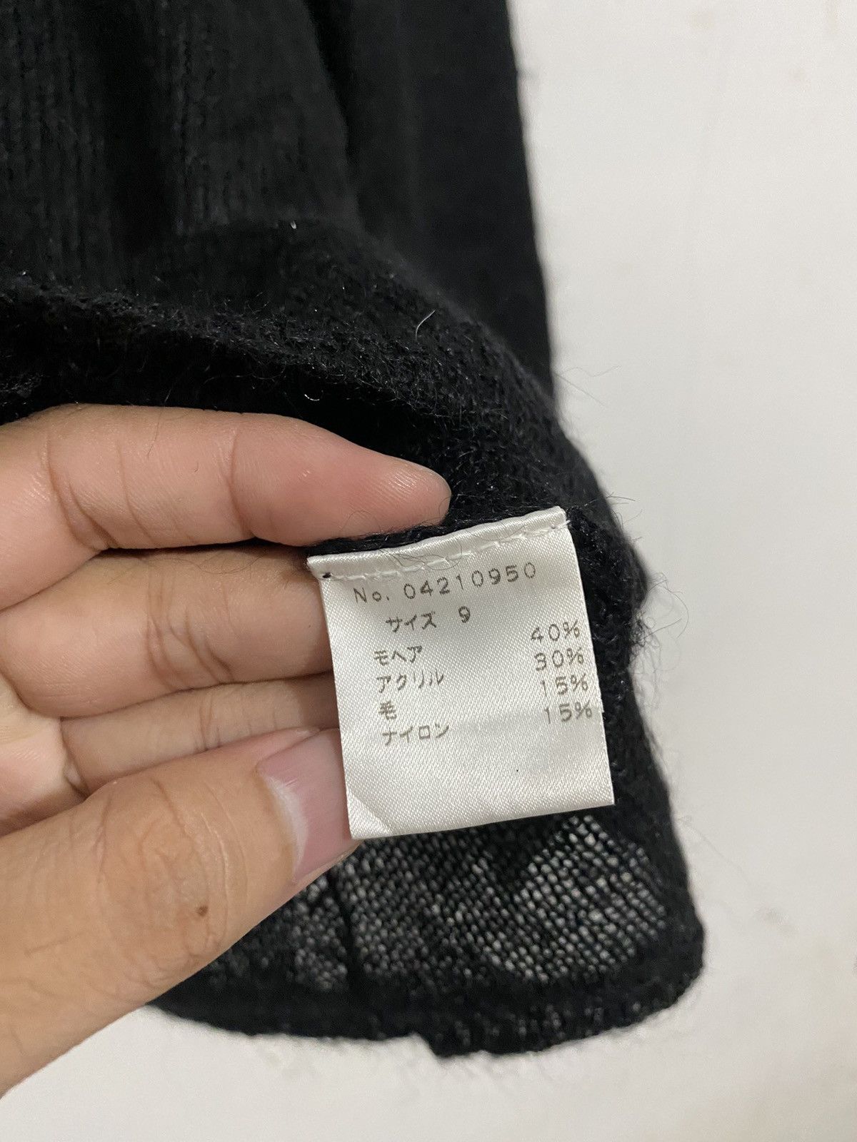 Japanese Brand 🖤BLACKDAY🖤Y'sacca japanese yohjiyamamoto knitted zipper Size US S / EU 44-46 / 1 - 10 Thumbnail