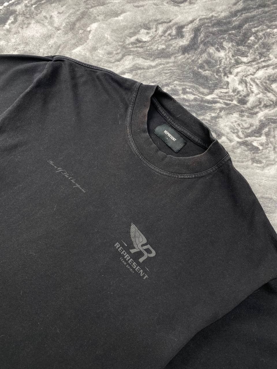 Represent Clo. Represent x Team Spirit T Shirt Big Logo Men Size L Black Size US L / EU 52-54 / 3 - 9 Thumbnail