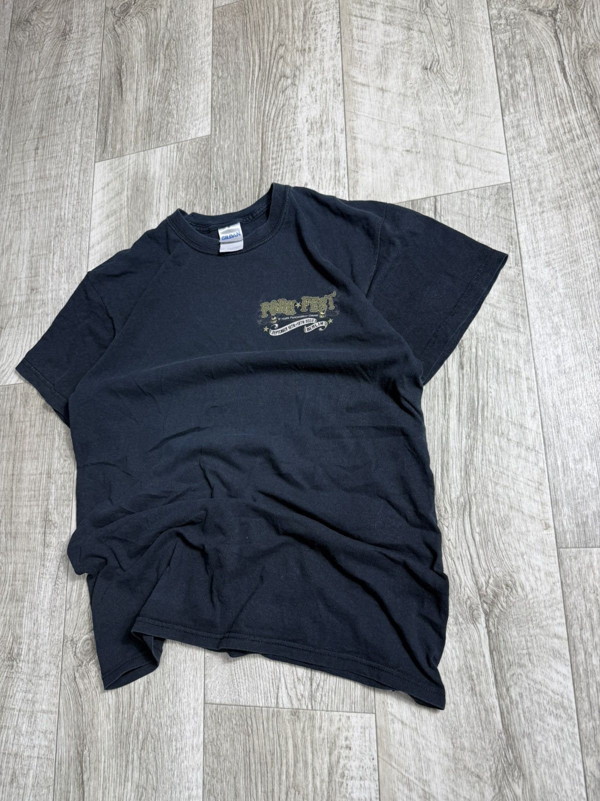 Band Tees Vintage 2009 Pork Fest Berlin Psychobilly Band Tee Faded Size US M / EU 48-50 / 2 - 2 Thumbnail