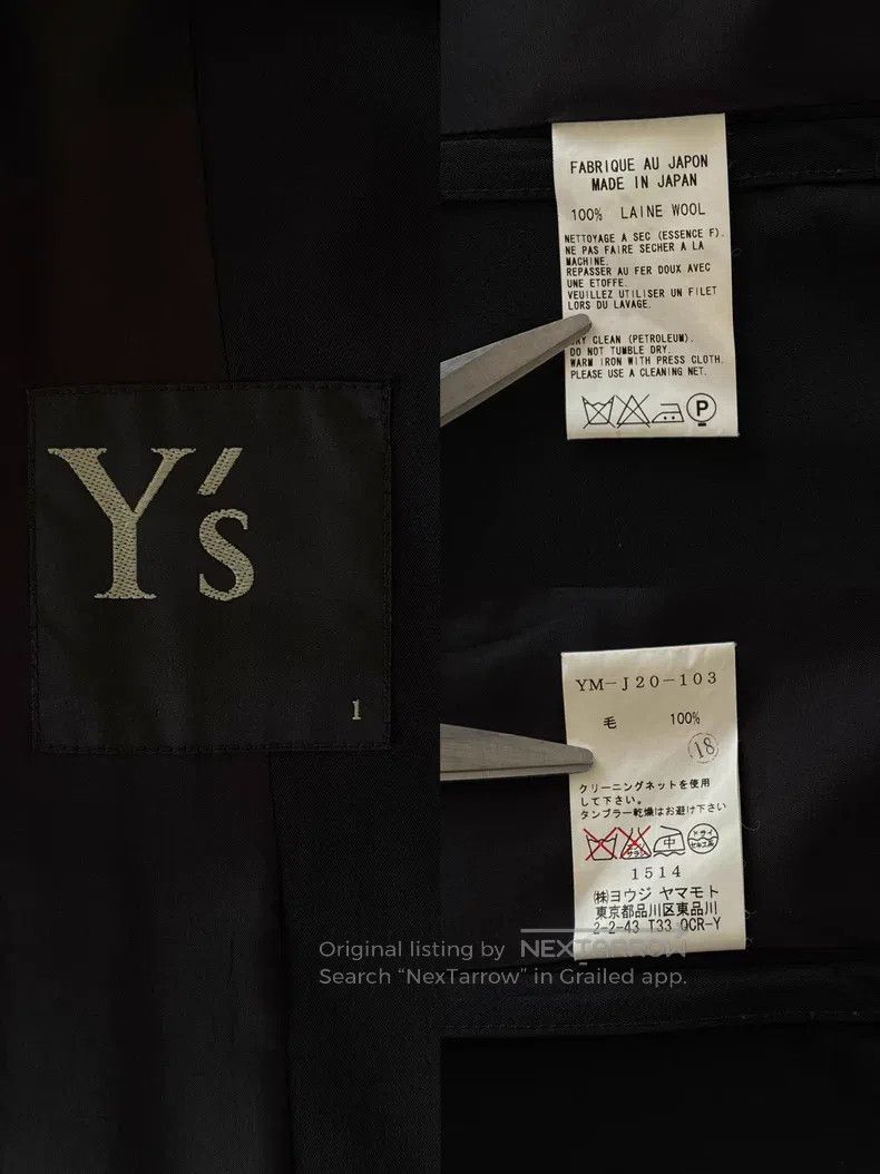 Yohji Yamamoto Yohji Yamamoto 08 SS Wool Japanese Suit Jacket Size US S / EU 44-46 / 1 - 6 Thumbnail