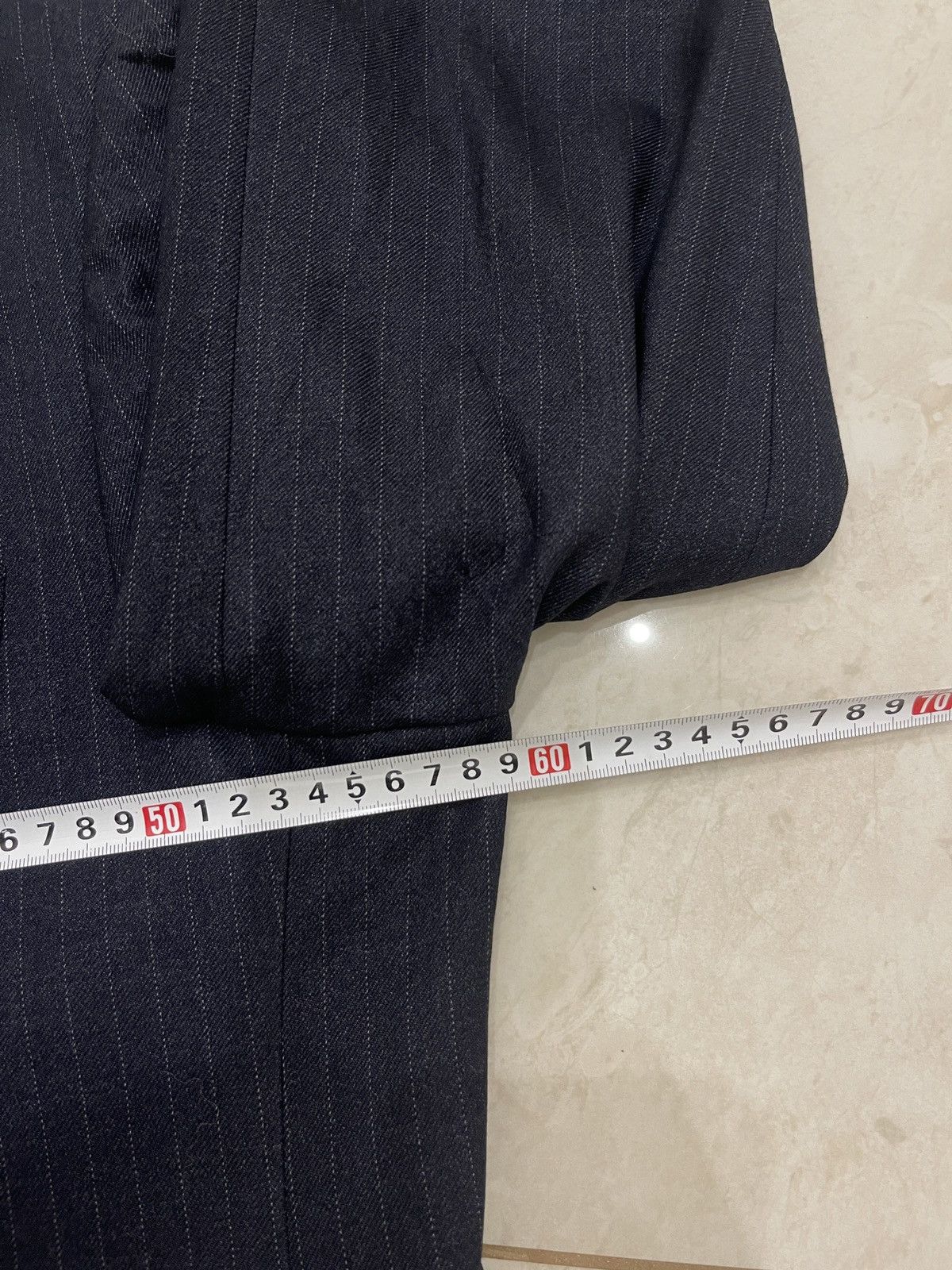 Giorgio Armani 🔥Giorgio Armani blazer Mens Blue suit jacket wool sport coat Size 52R - 16 Thumbnail
