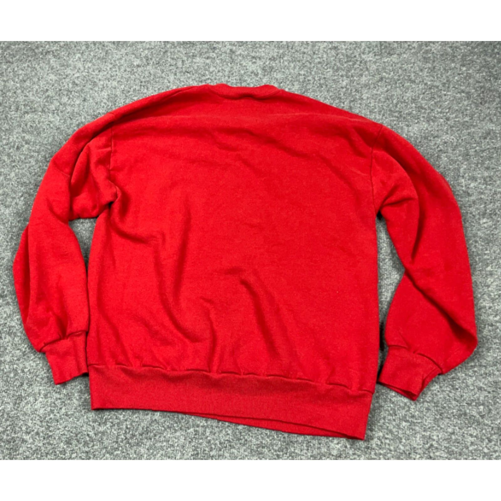 Jerzees VINTAGE Jerzees Christmas Jesus Reason For Season Sweatshirt Adult XL Red Embroidered Size XL / US 12-14 / IT 48-50 - 2 Thumbnail