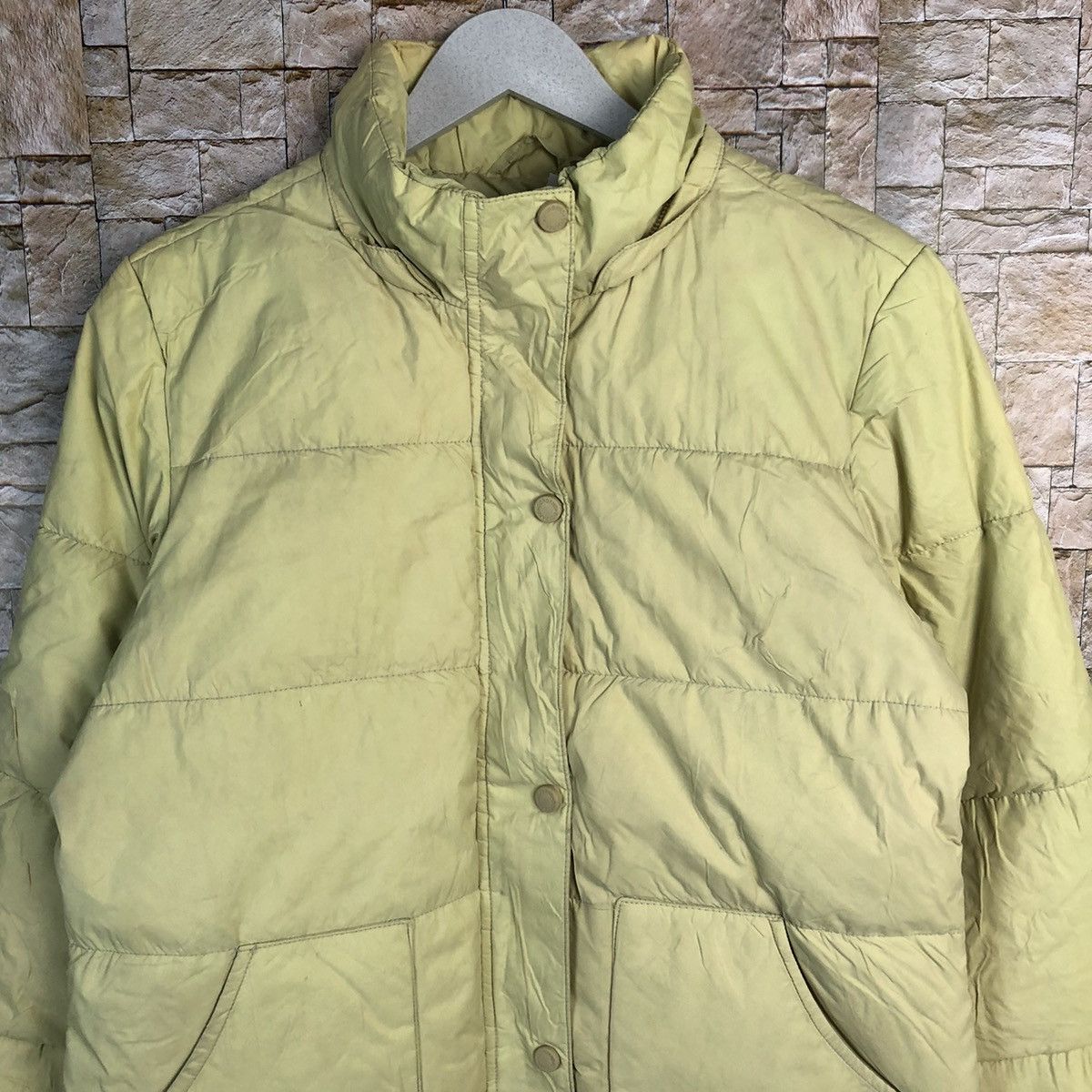 Japanese Brand Gio Atheltic Green puffer jacket #A292 Size US M / EU 48-50 / 2 - 5 Thumbnail