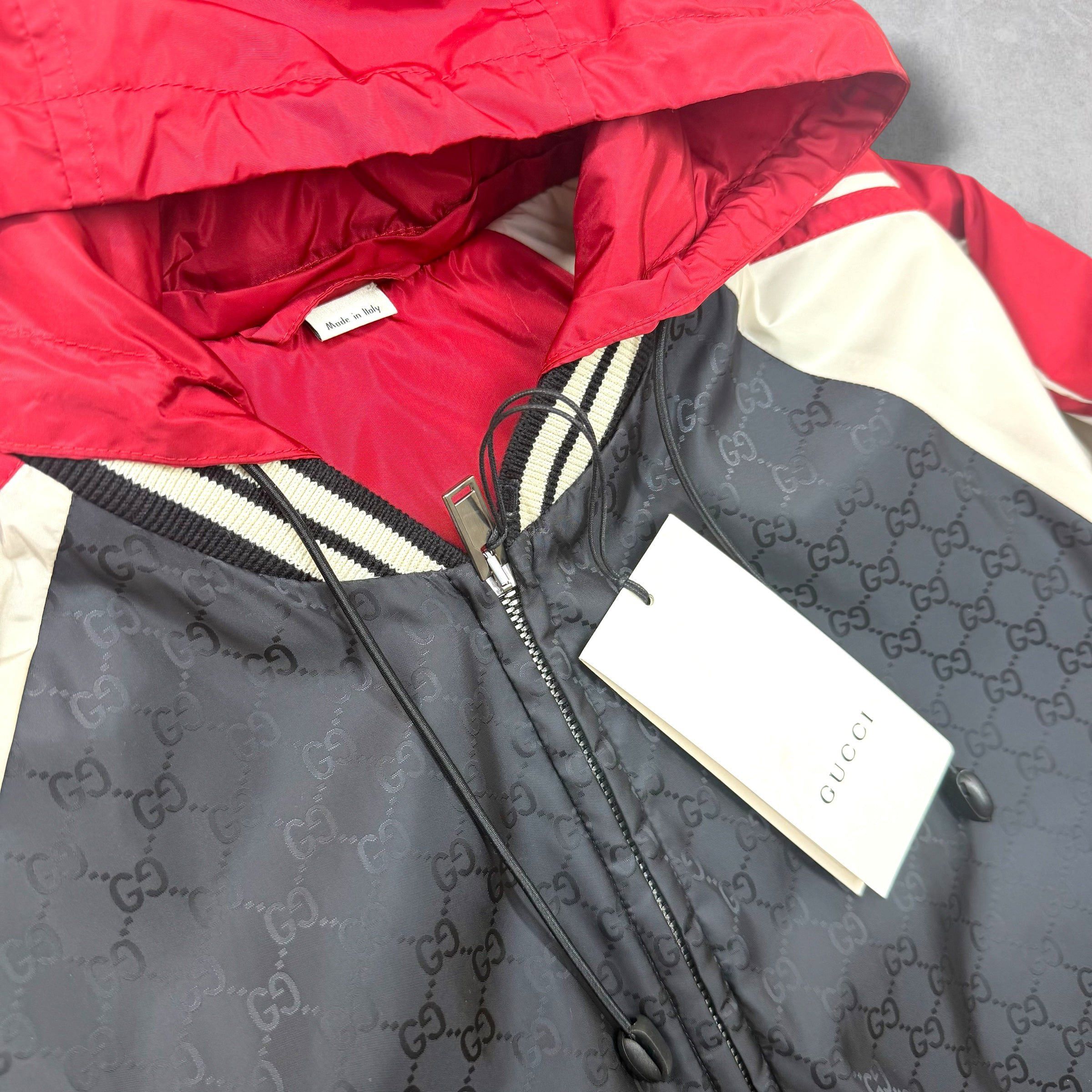 Gucci Gucci Jaquard GG Supreme Windbreaker Bomber 44 (XS) Size US XS / EU 42 / 0 - 5 Thumbnail