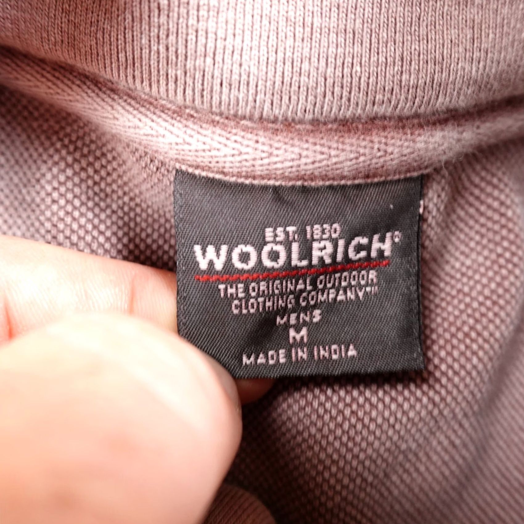 Vintage Woolrich Sweater Mens M Purple Pullover Elbow Patch Zip Sweatshirt Jacket Size US M / EU 48-50 / 2 - 4 Thumbnail