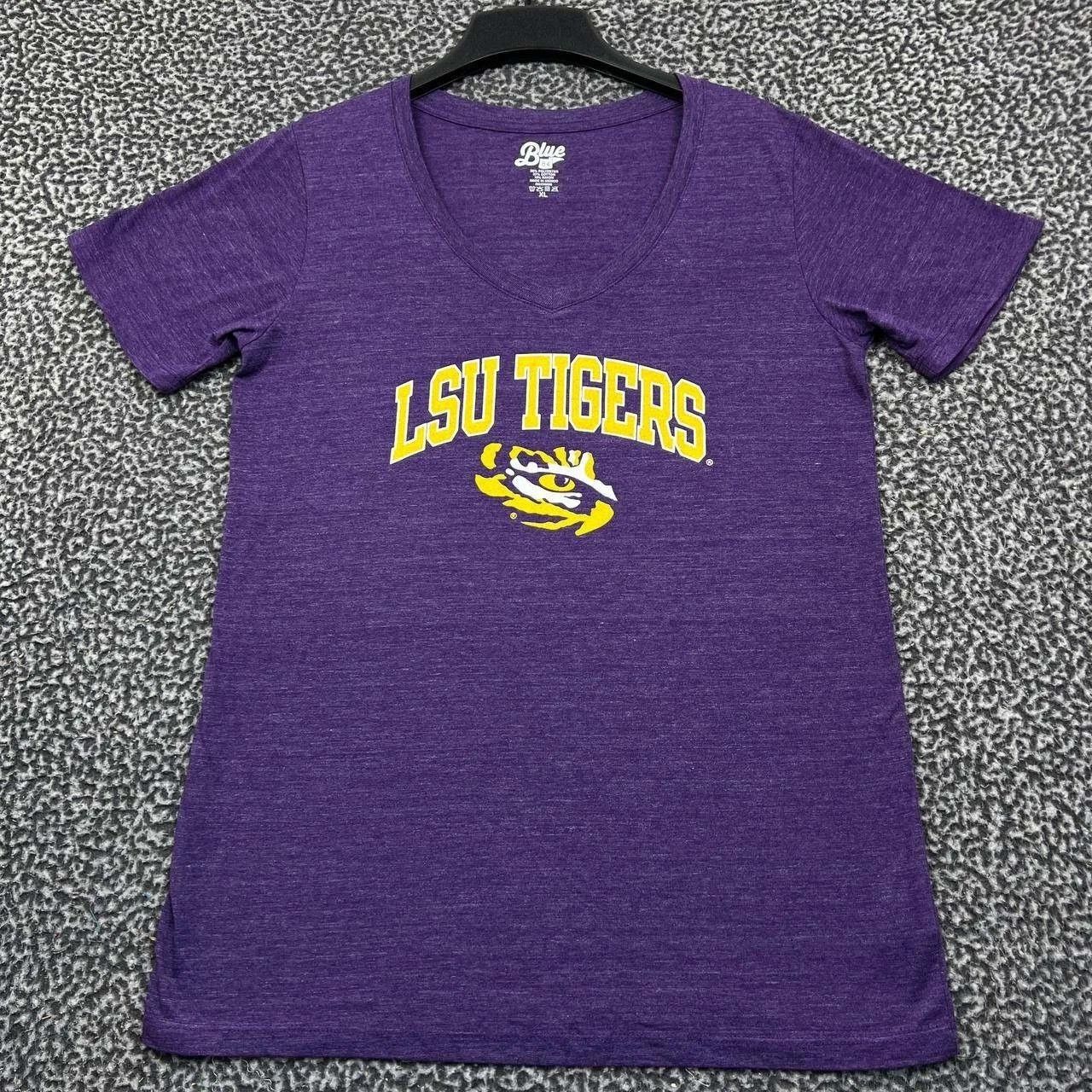 Other LSU Tigers NCAA Shirt Women Purple Blue 84 Short Sleeve XL Size XL / US 12-14 / IT 48-50 - 1 Thumbnail