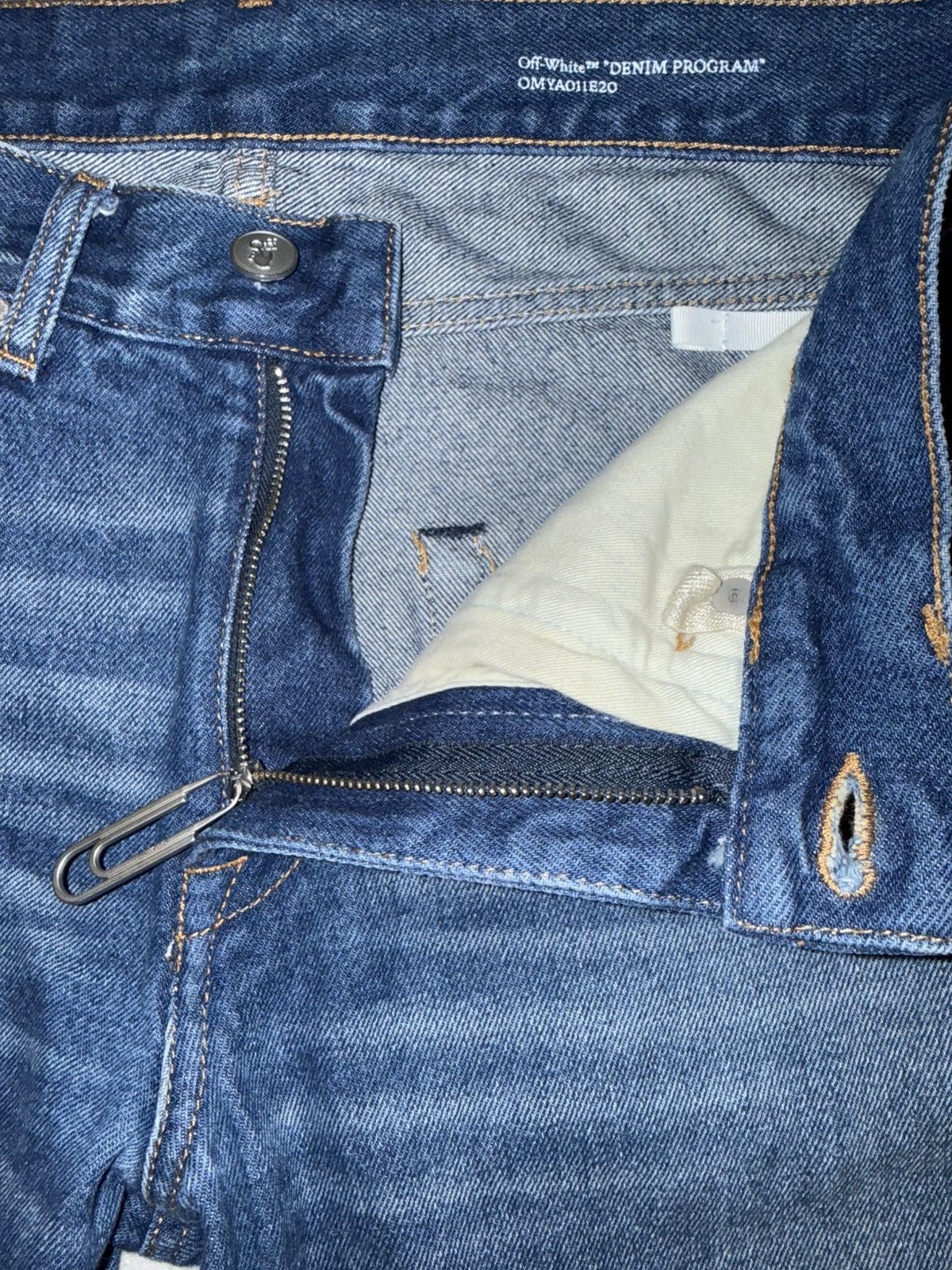 Off-White Off-White Denim Program Jeans Size US 31 - 7 Thumbnail