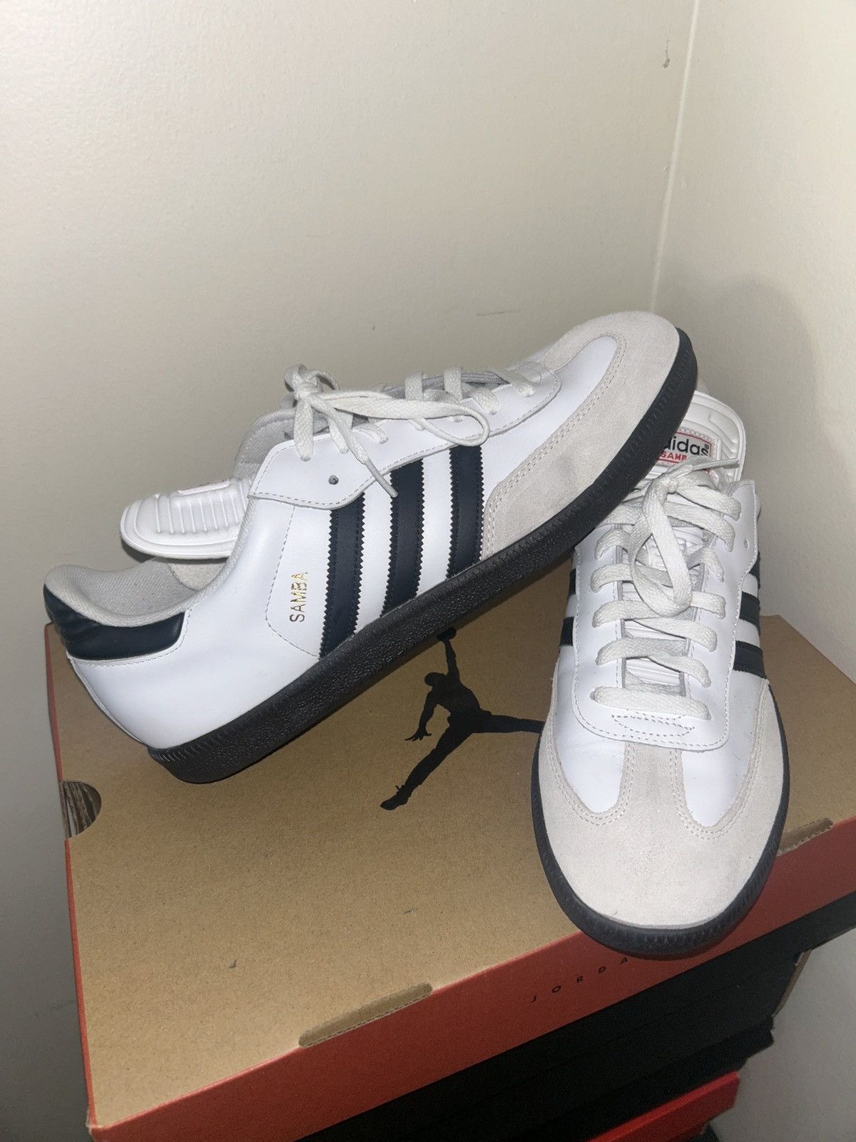Adidas adidas Originals Samba OG "Ftwr White/Core Black/Gum" Size US 11.5 / EU 44-45 - 3 Thumbnail