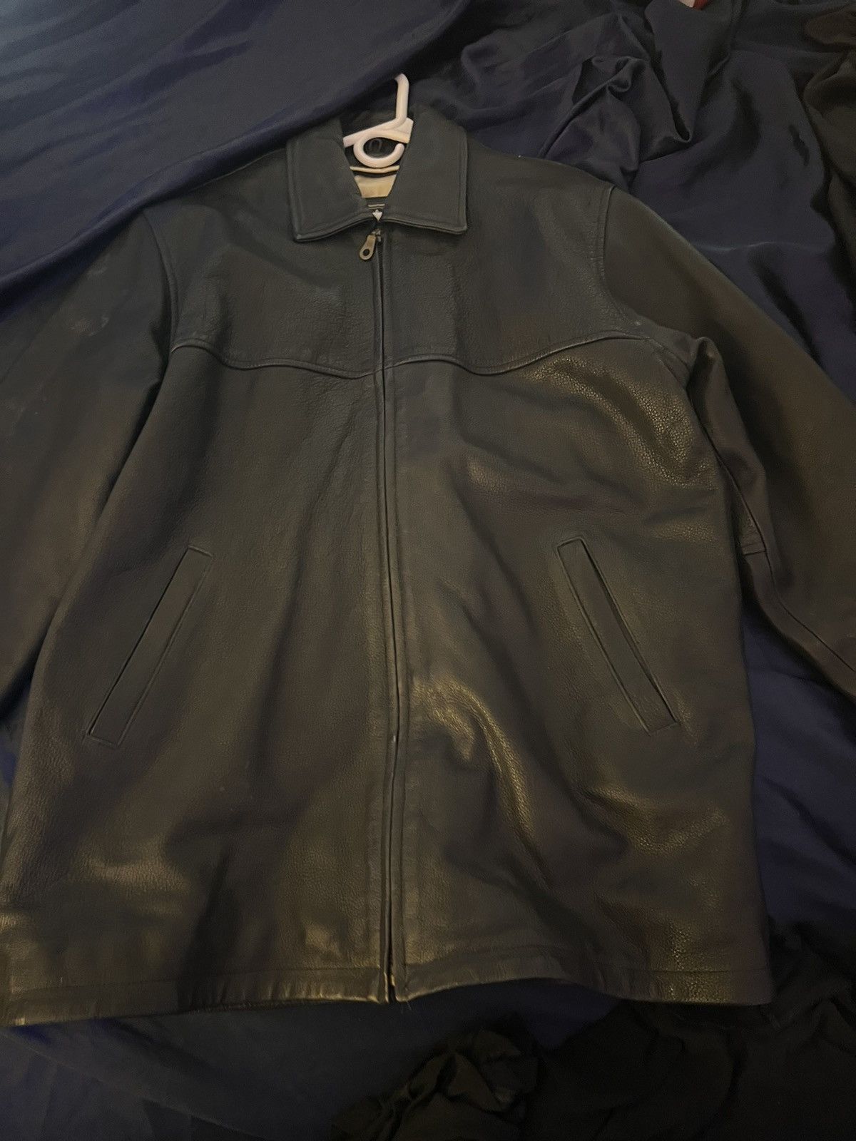 90-2000s CHAMRA OF CALIFORNIA LEATHER JACKET