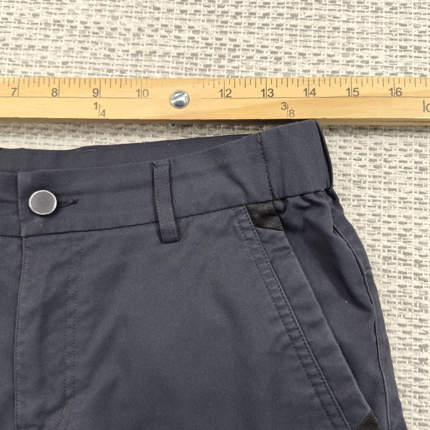 Vintage Jack Archer Pants Mens 29x30 Space Black Chino Flat Front Zip Pocket Regular Size US 29 - 6 Thumbnail