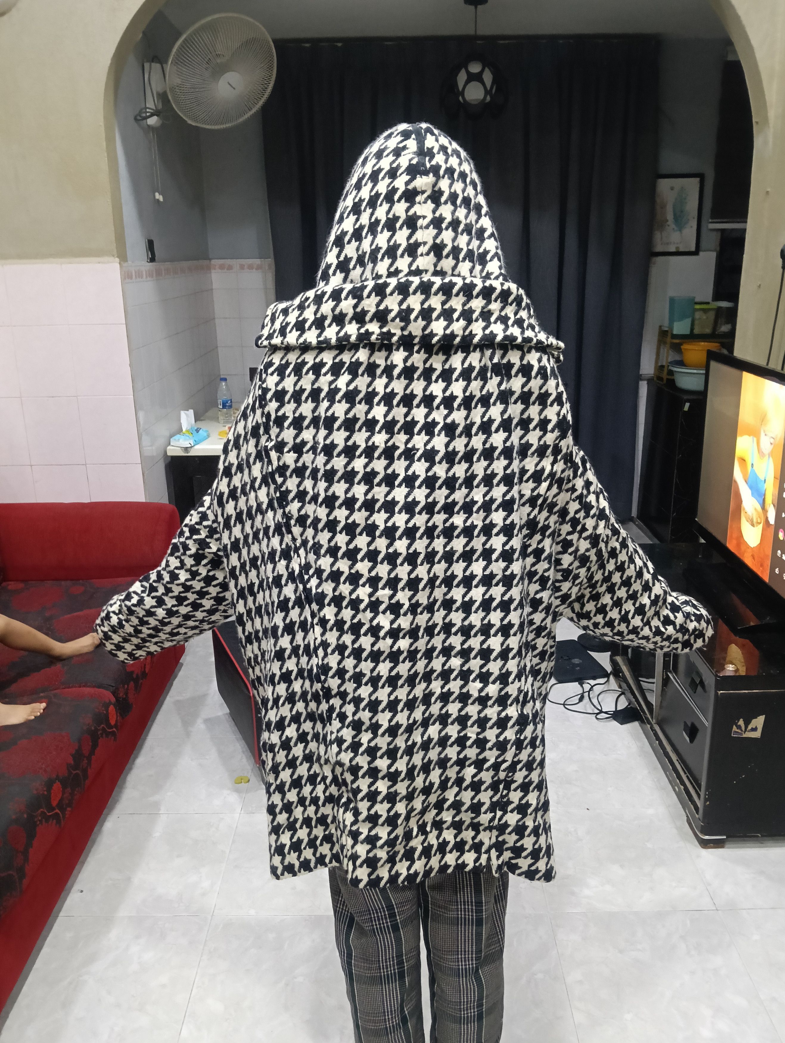 Japanese Unbrand Coat Parka Jacket Like Asymmetrical Design