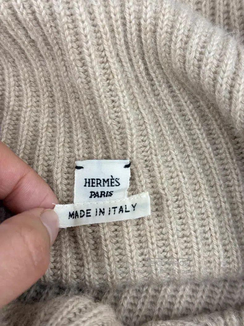 Hermes Hermes Camel hair side button knitted dress Size S / US 4 / IT 40 - 4 Thumbnail