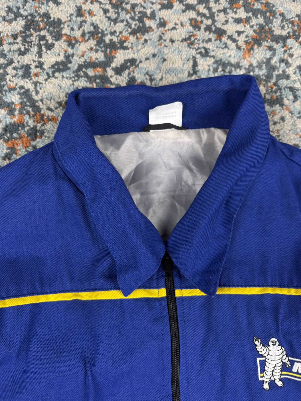 Vintage Vintage 80s Michelin embroidered workwear racing jacket Size US XL / EU 56 / 4 - 13 Thumbnail