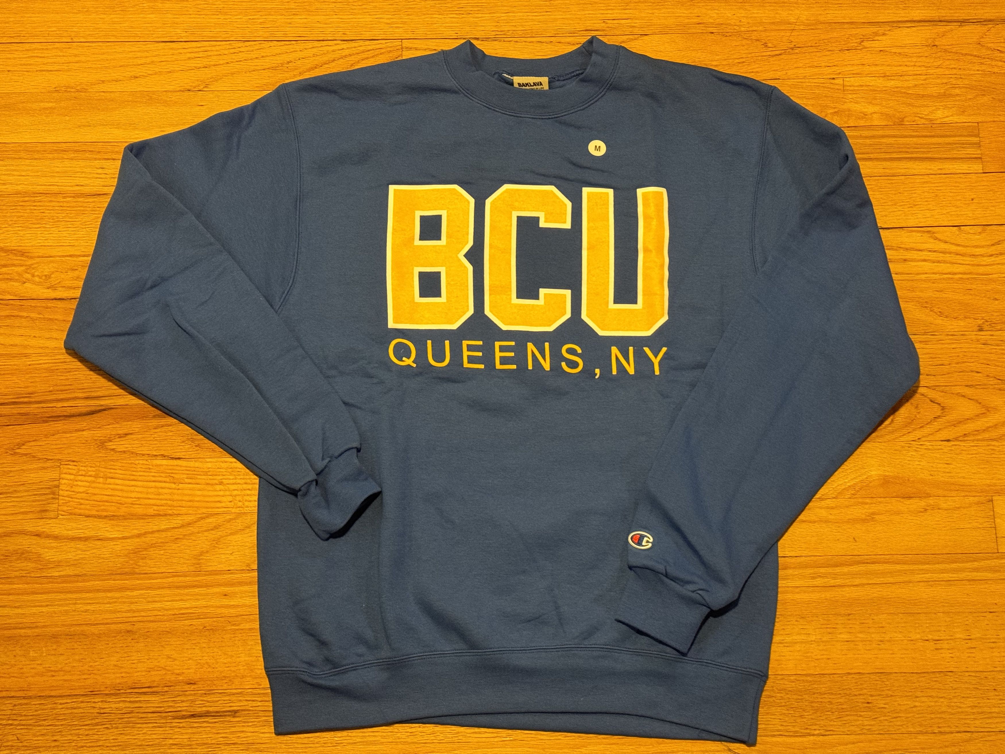 Action Bronson Blue Chips University "BCU" Champion Crewneck - Blue Size M Size US M / EU 48-50 / 2 - 13 Thumbnail