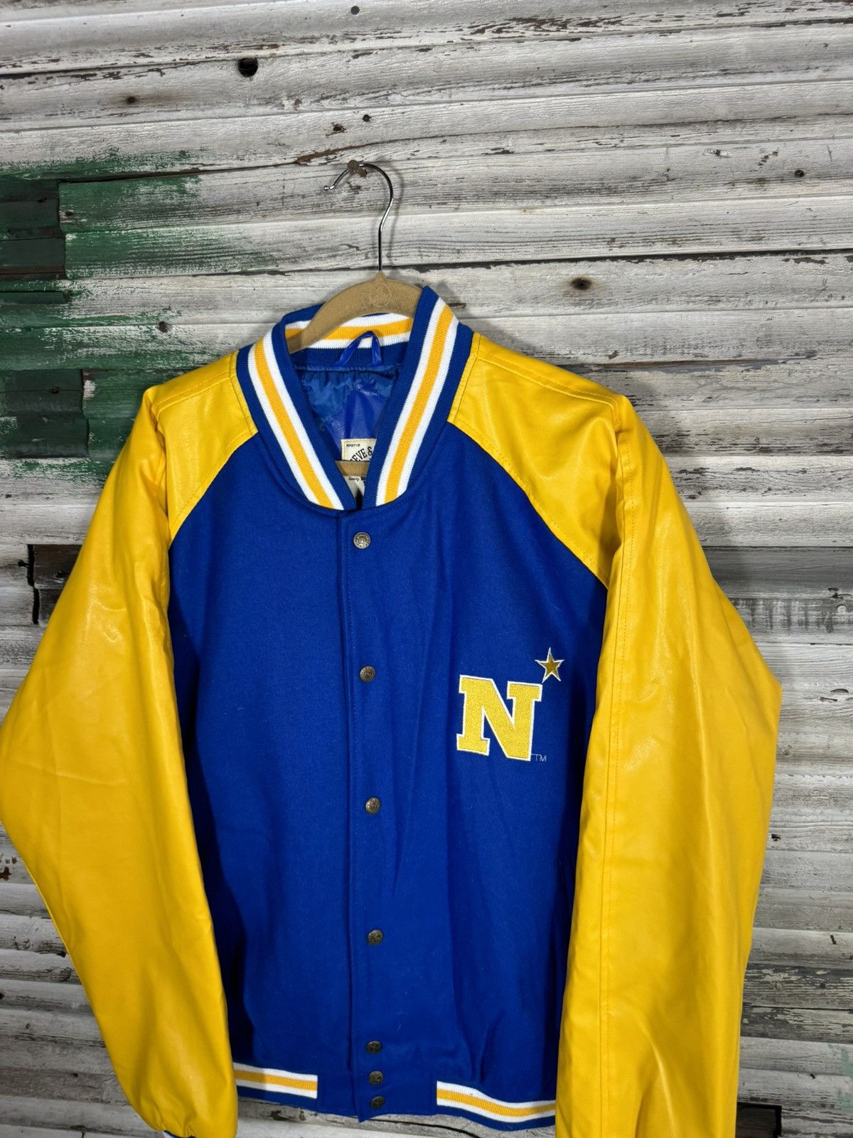 Steve And Barrys × Vintage Vintage Navy Jacket Size US XL / EU 56 / 4 - 4 Thumbnail