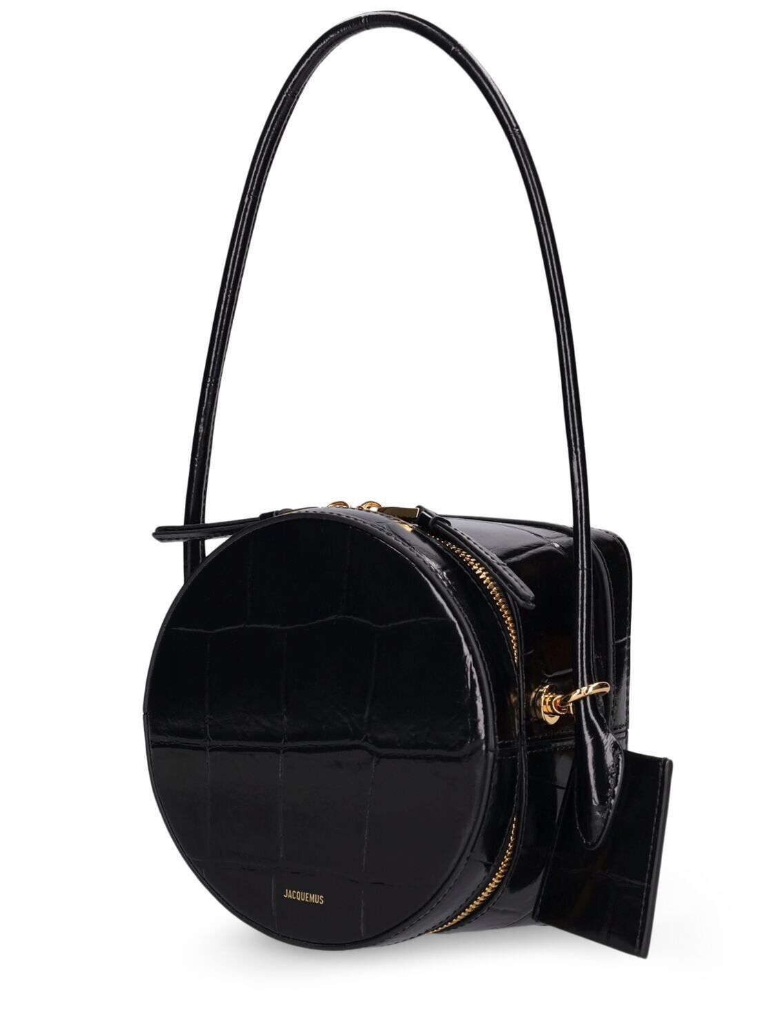Jacquemus JACQUEMUS Le Vanito Black Leather Shoulder Bag New Size ONE SIZE - 3 Thumbnail