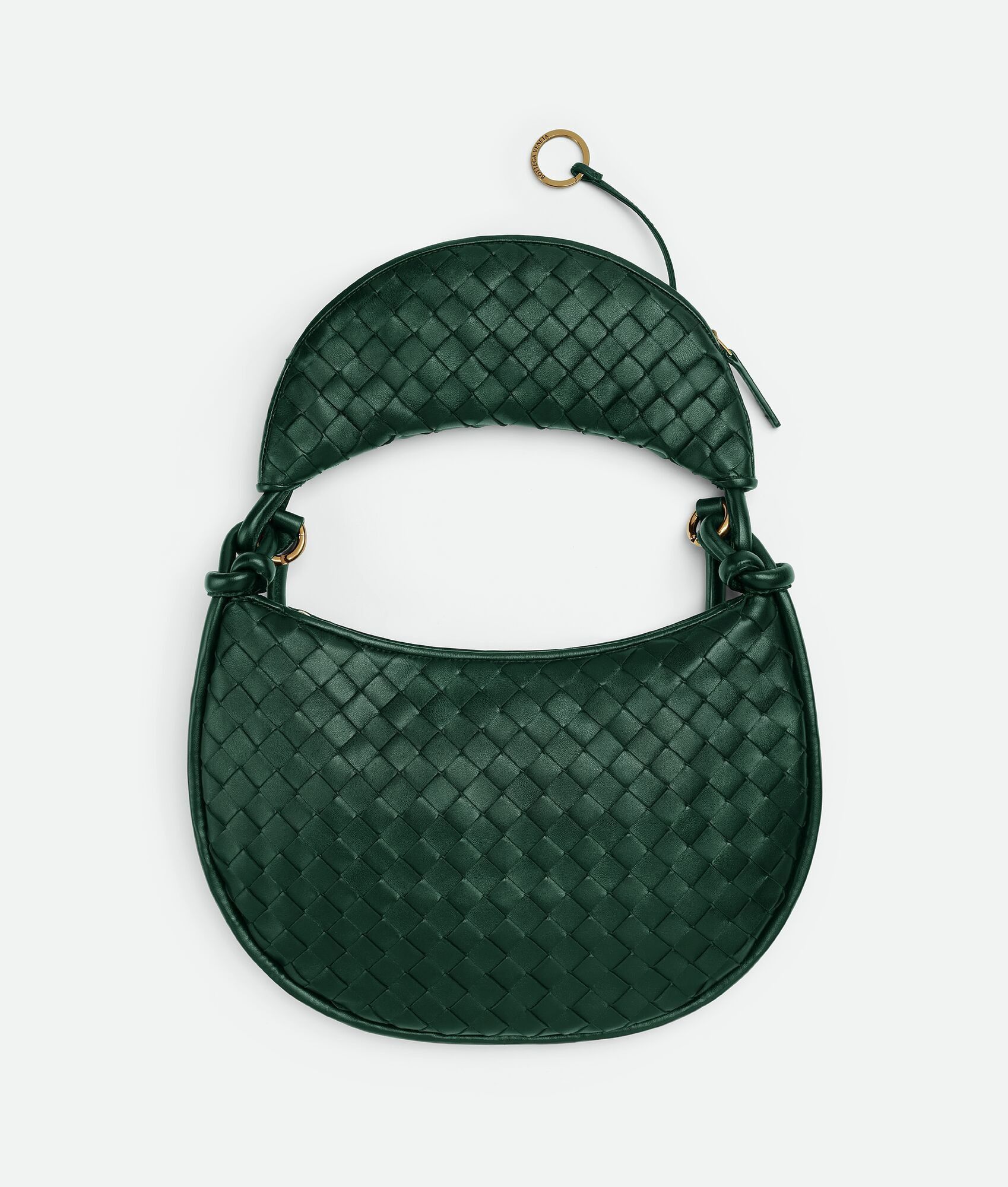 Bottega Veneta o1n1vont0325 Size: OS / Medium Gemelli Bag in Emerald Green Size ONE SIZE - 4 Thumbnail