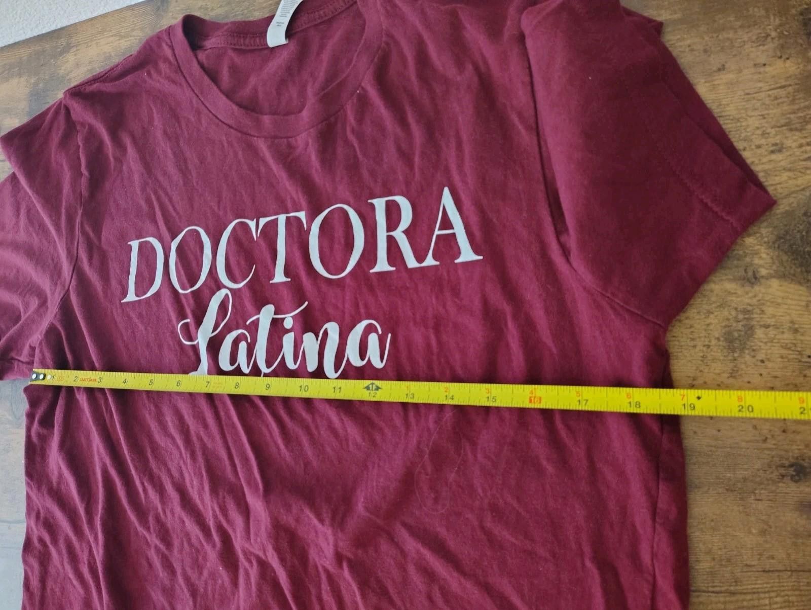The Unbranded Brand 2 Bundle Lot Doctora Latina Top T Shirt Cotton Graduate PhD Size L / US 10 / IT 46 - 5 Thumbnail