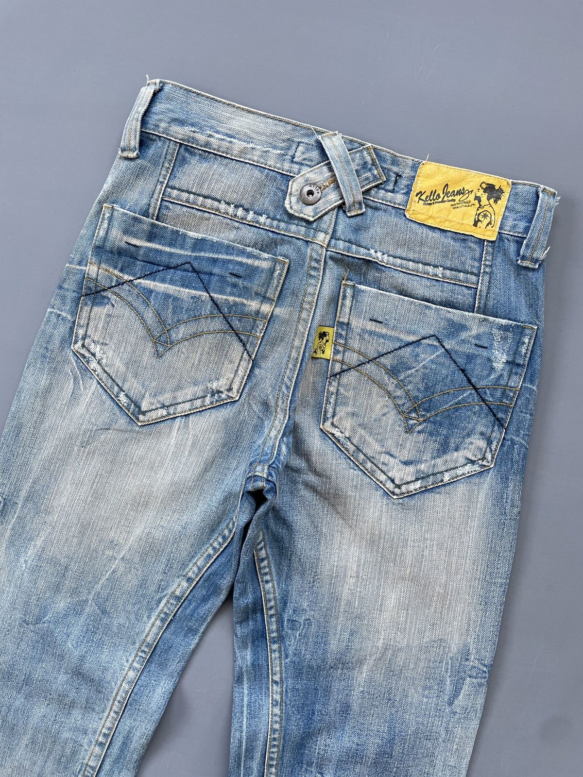 Vintage Kello Distressed Jeans Size US 29 - 10 Thumbnail