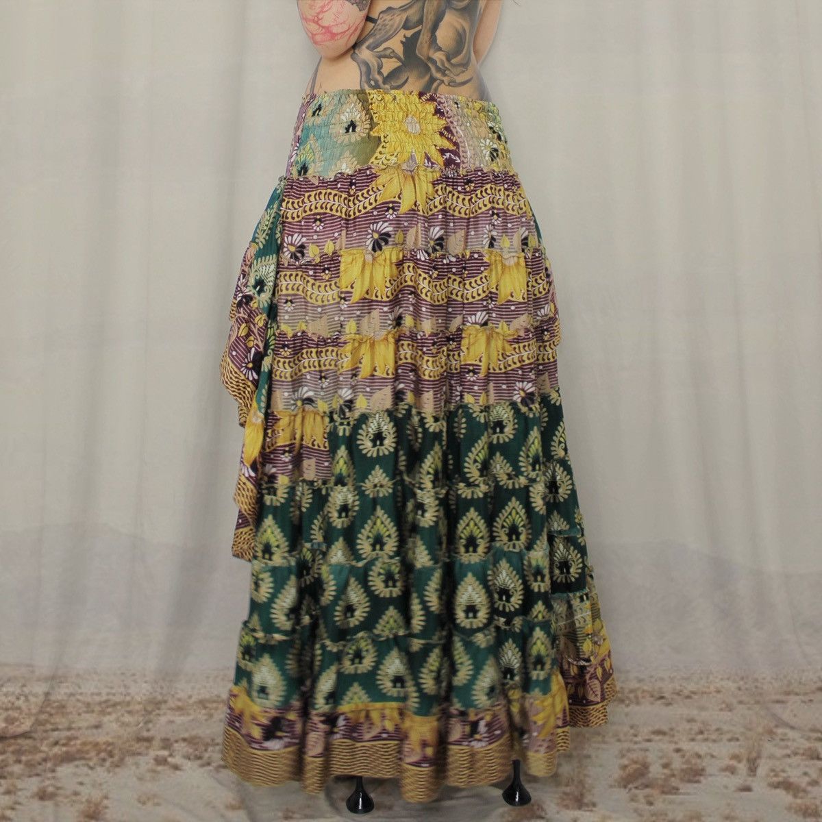 Other 🪔PEACOCK MAXI SKIRT🪔 Size 28" / US 6 / IT 42 - 3 Thumbnail