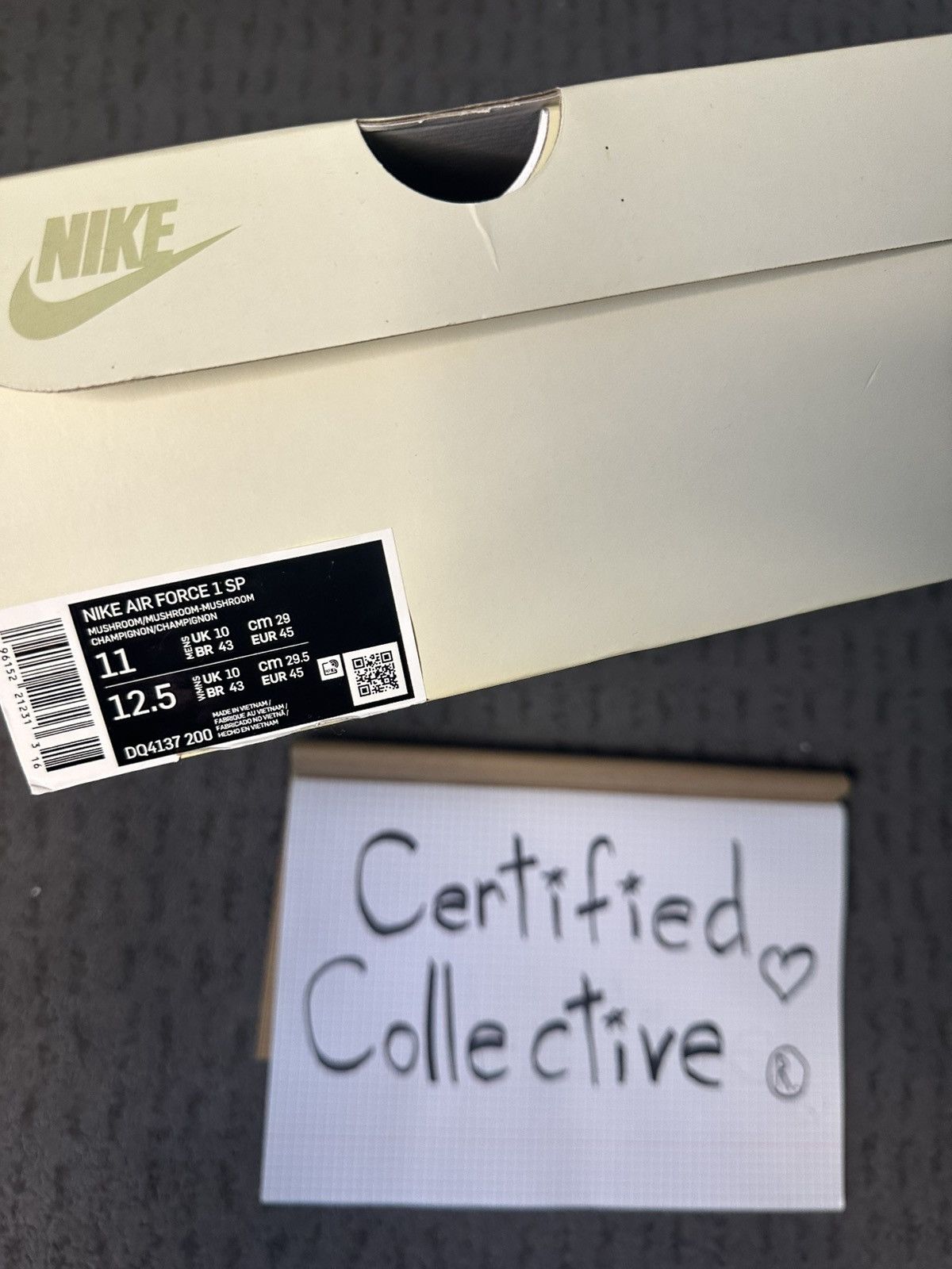 Nike Nike Air Force 1 Low Billie Eilish Size US 11 / EU 44 - 8 Thumbnail