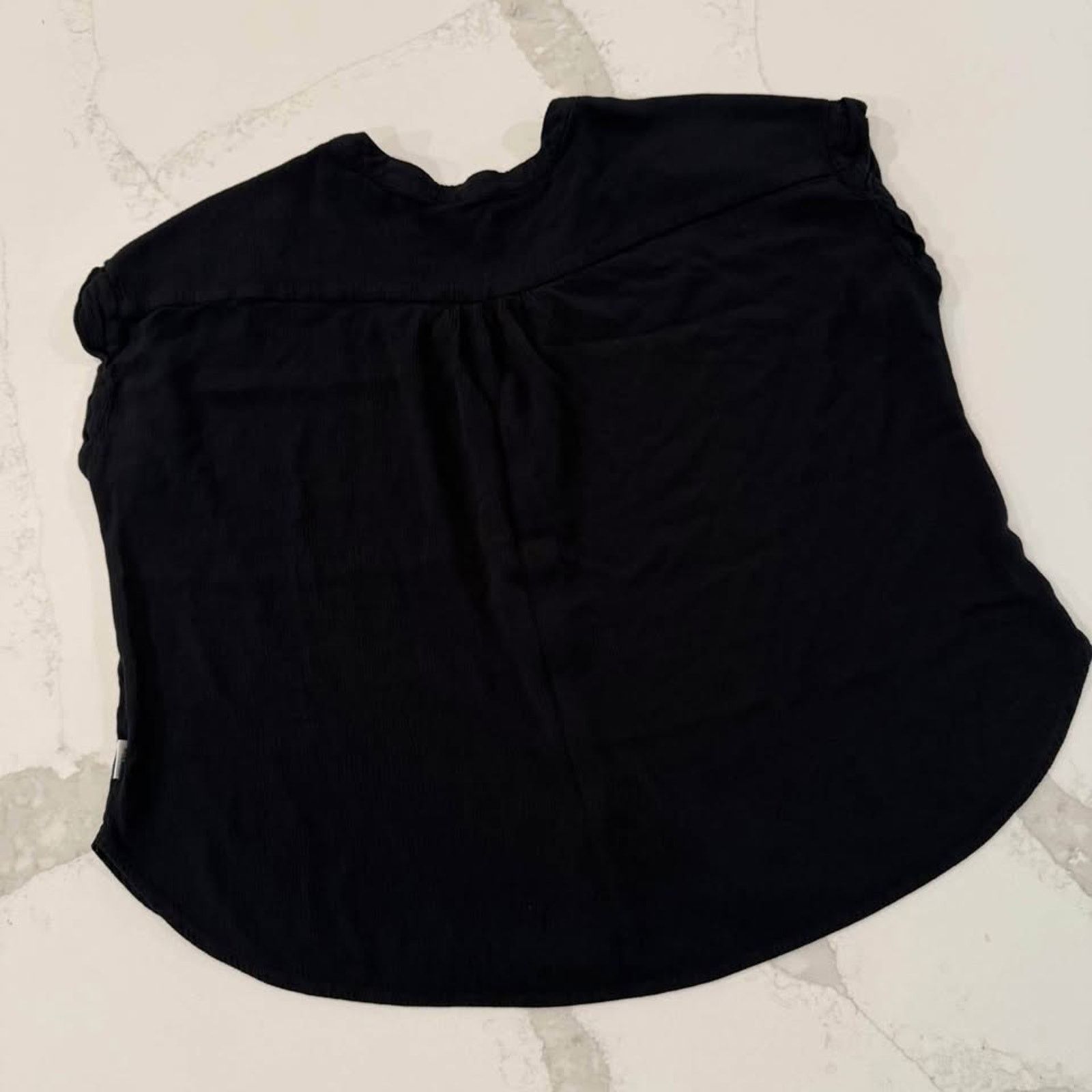 Orvis Orvis Short Sleeve Button Front V-Neck Blouse Women's XL Size XL / US 12-14 / IT 48-50 - 6 Thumbnail