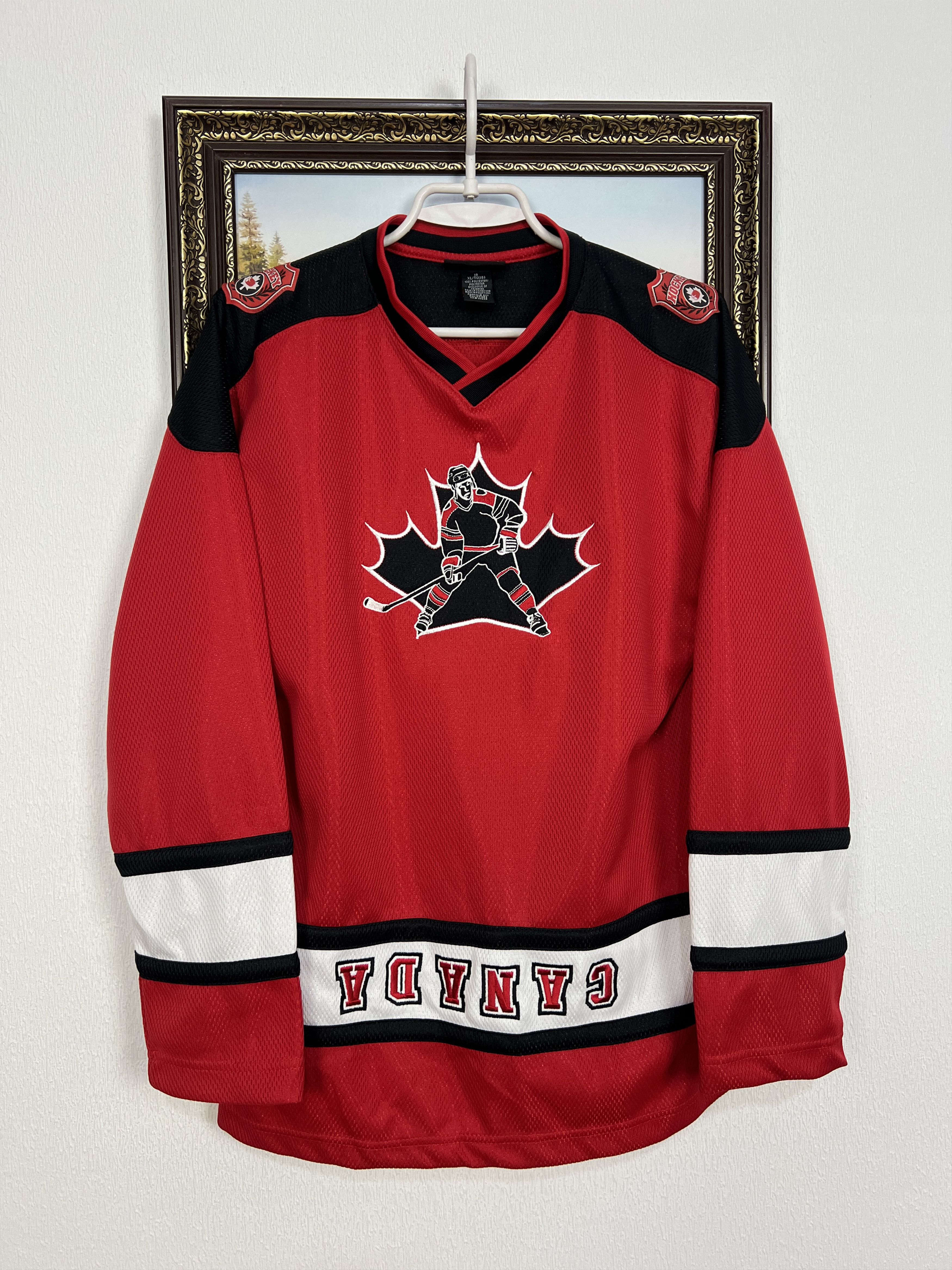 Vintage Canada Ice Hockey National Team Jersey Trikot Size Boys 20 Size US XXS / EU 40 - 1 Thumbnail