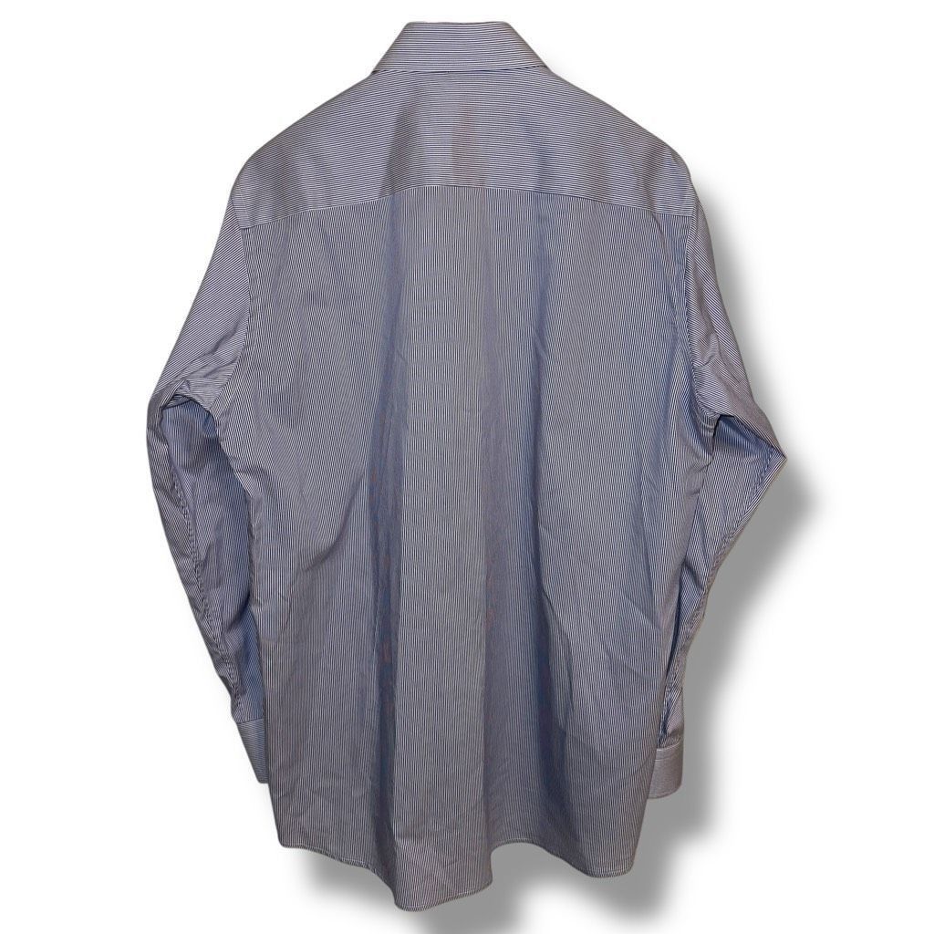 Eton Eton Contemporary Blue Bengal Striped Twill Semi Spread Dres Size US XL / EU 56 / 4 - 9 Thumbnail