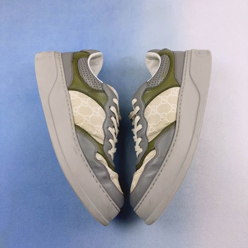 Gucci Gucci Chunky B Sneakers in White, Blue, Green - Size US 11 / EU 44 - 7 Thumbnail