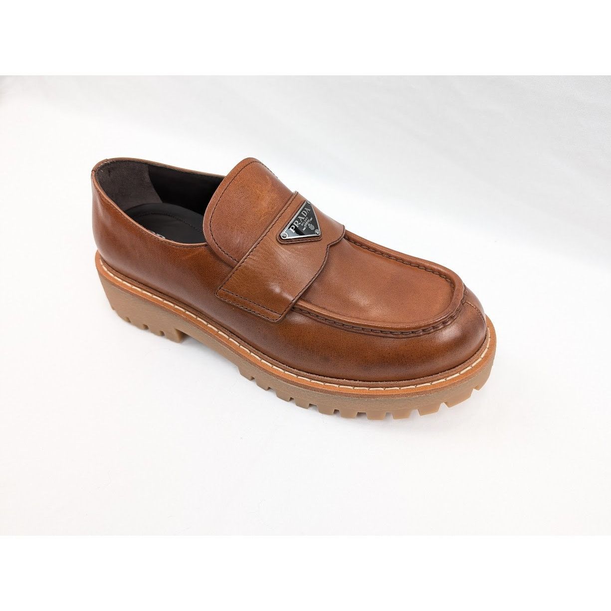Prada o1rshd1 Calzature Uomo Shoes in Cognac Size US 12 / EU 45 - 2 Thumbnail