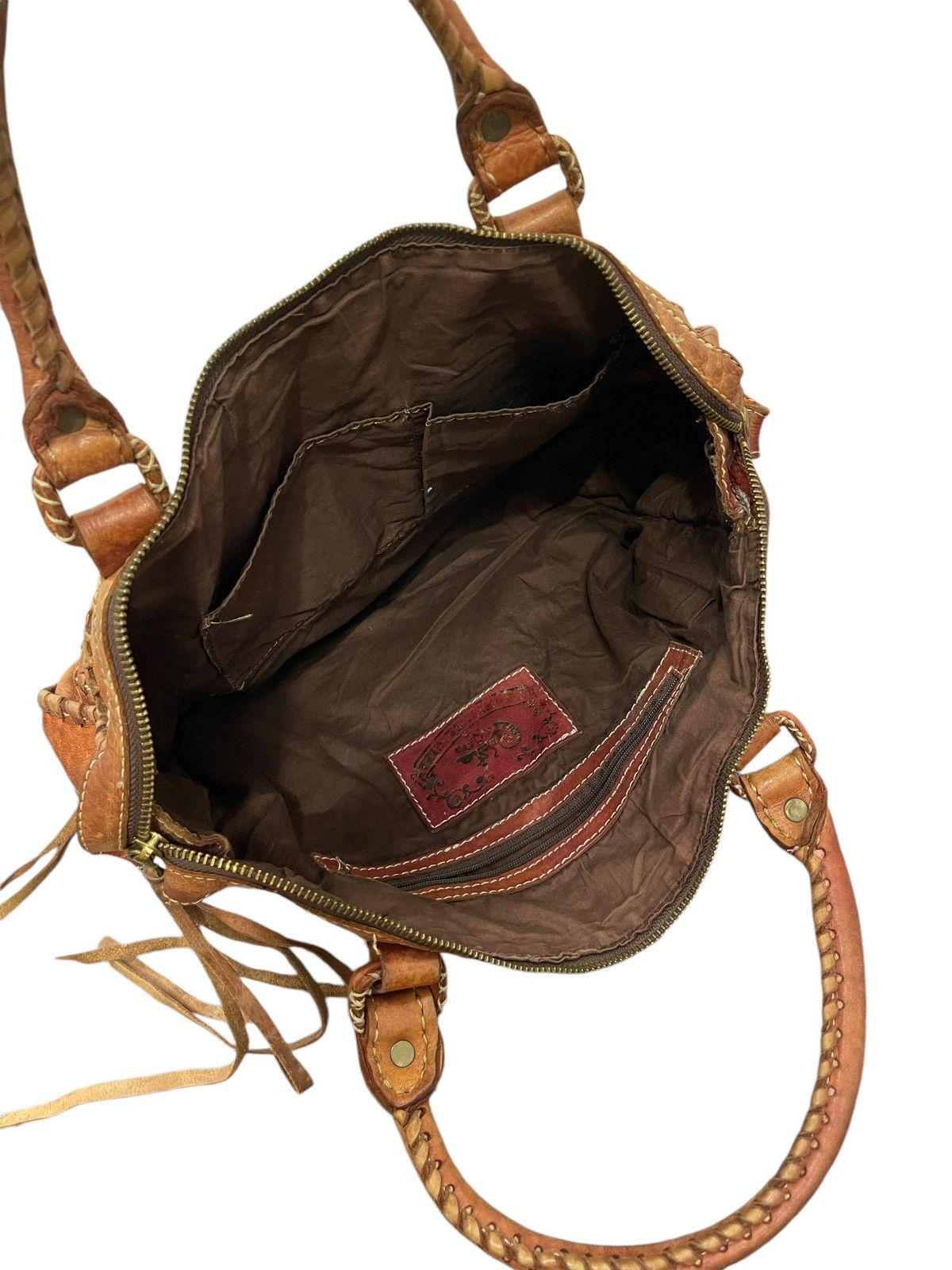 Japanese Brand Full Leather Robita Japan Tote Bag 5🟩 Size ONE SIZE - 18 Thumbnail