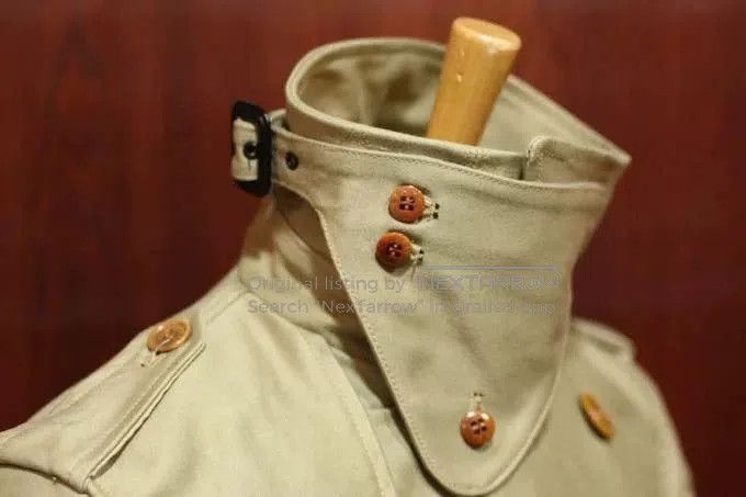 Freewheelers stylish desert yellow trench coat for spring. Size US M / EU 48-50 / 2 - 9 Thumbnail