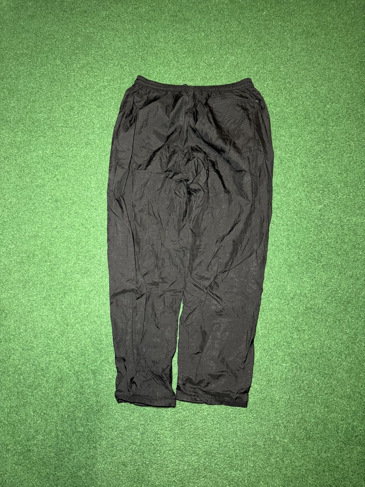 Russell Athletic Vintage 90s Russell Athletic Baggy Black Swishy Lrg Pants Size US 34 / EU 50 - 3 Thumbnail