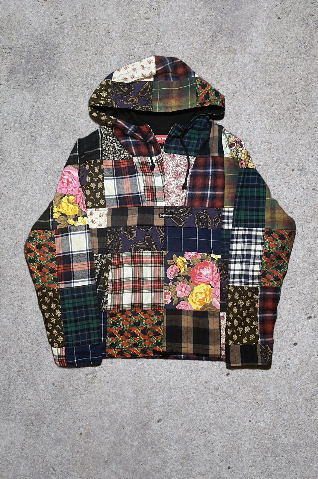 Supreme Supreme AW16 Patchwork Box Logo Anorak Jacket Size US S / EU 44-46 / 1 - 1 Thumbnail