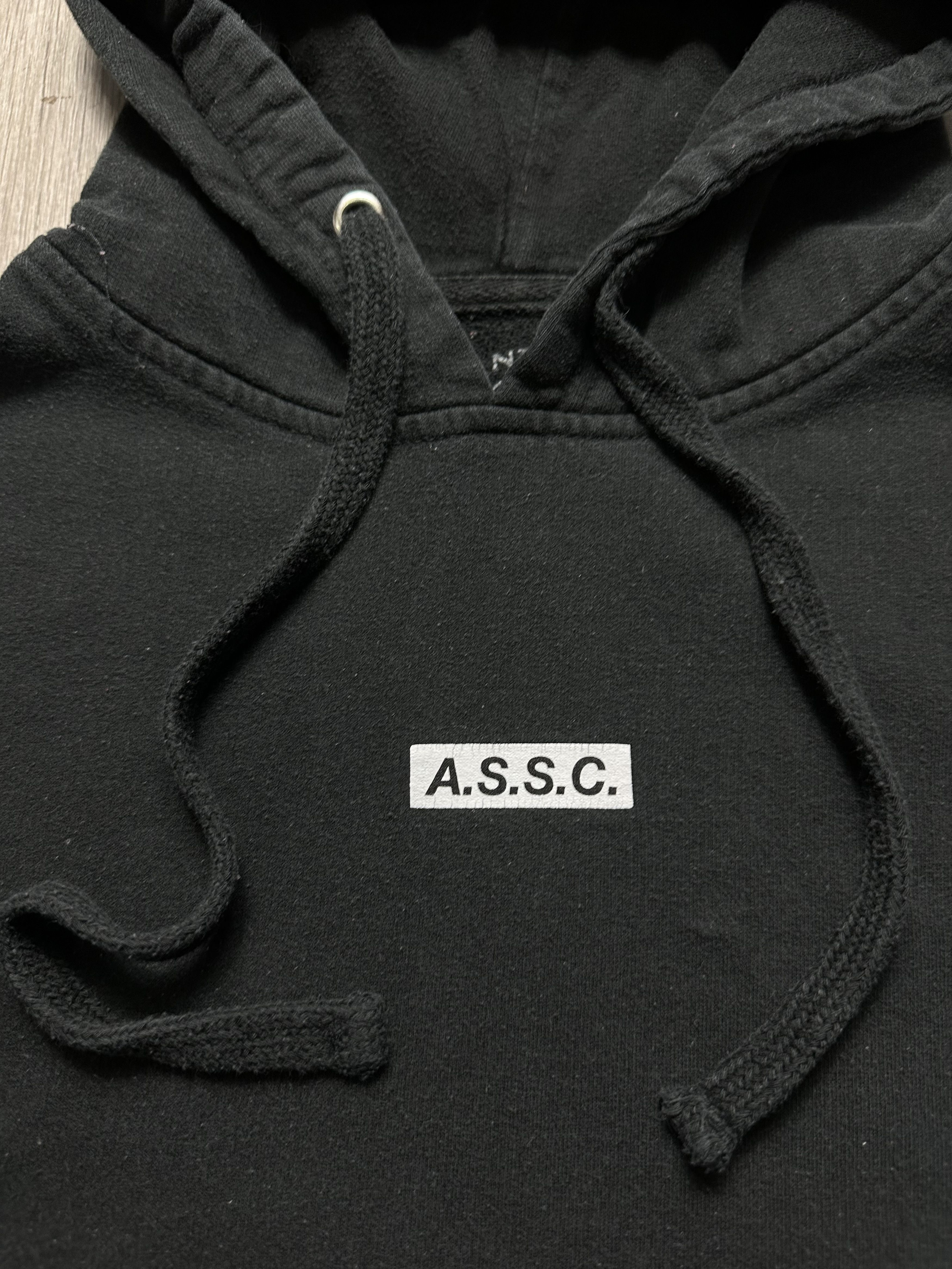 Anti Social Social Club ASSC Box Logo Hoodie Black / White Spellout Size US M / EU 48-50 / 2 - 4 Thumbnail