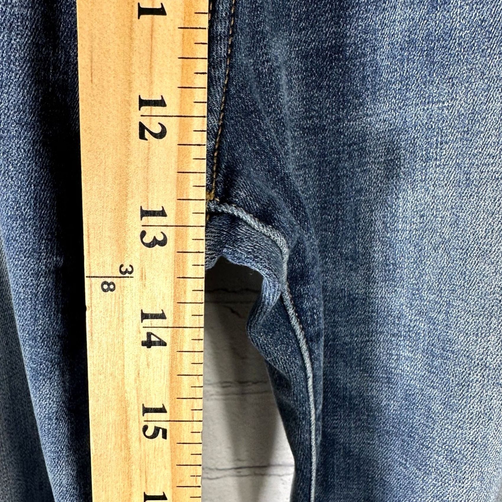 Lucky Brand Lucky Brand 363 Vintage Straight Jeans Mens 40x34 Blue CoolMax Denim New Size US 36 / EU 52 - 4 Thumbnail