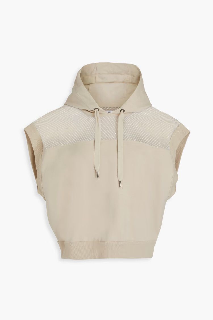Brunello Cucinelli o1y0825 Hooded Sweatshirt in Beige Size XS / US 0-2 / IT 36-38 - 1 Thumbnail
