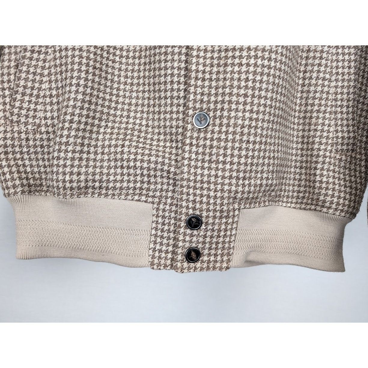 Isaia o1rshd1 CC20 Varsity Jacket in Beige/Brown Size US M / EU 48-50 / 2 - 6 Thumbnail