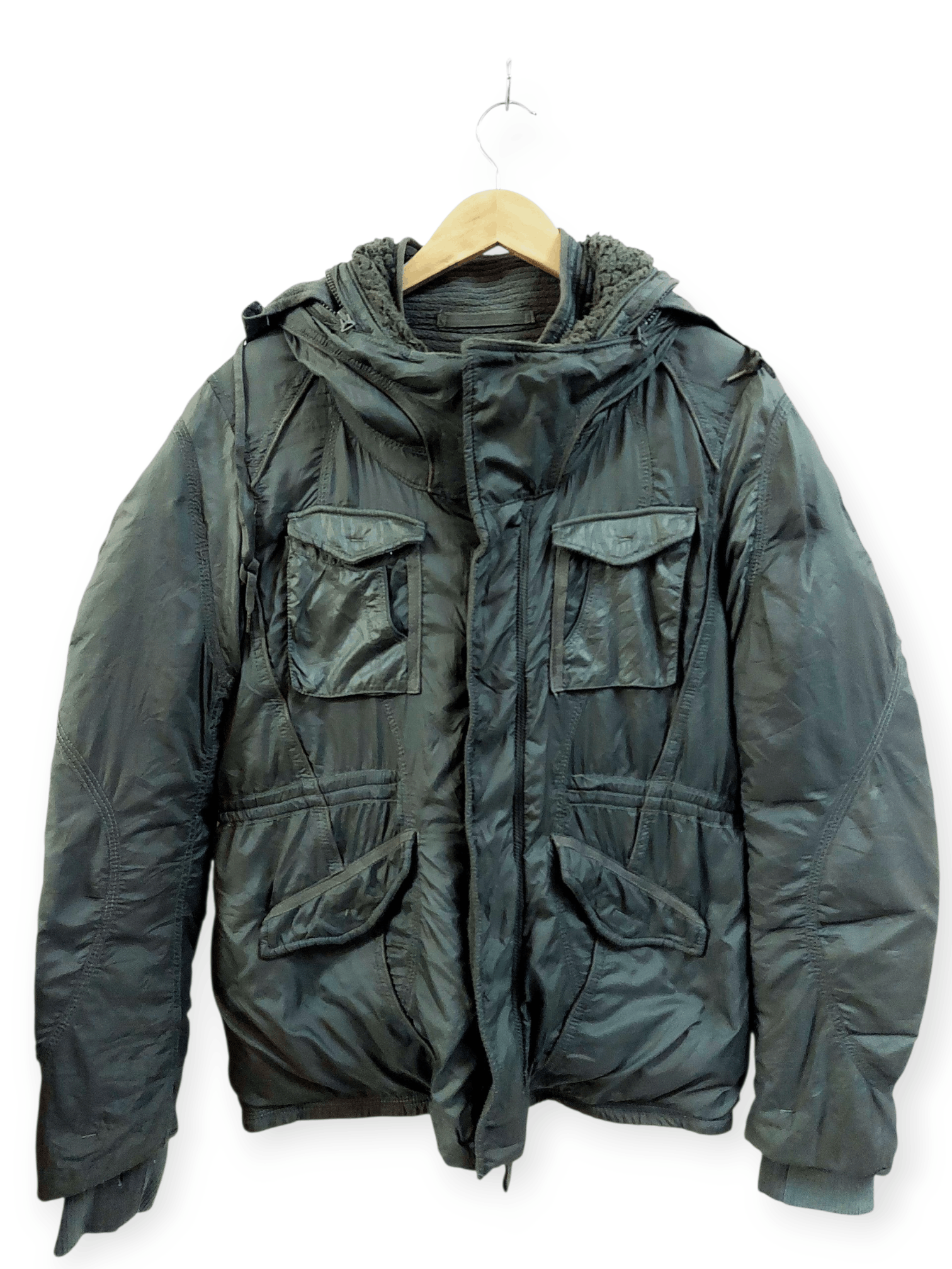 00s GOA bono ボノジャケット M65 ダブルジップ マウンテンパーカ 00s GOA bono ボノジャケット M65 ダブルジップ マウンテンパーカ 00s